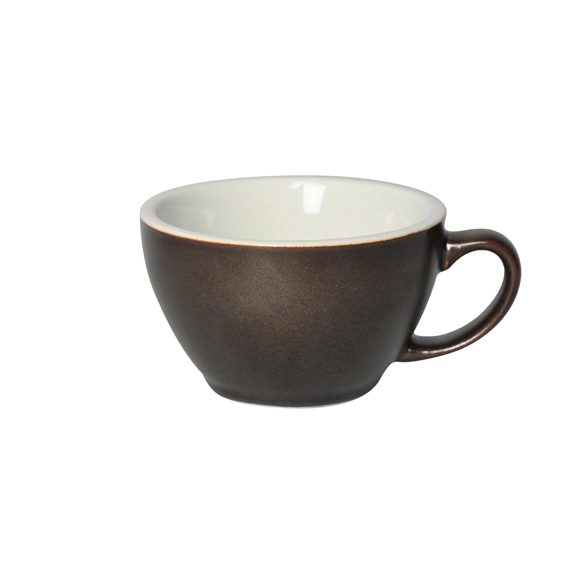 Egg Café Latte Tasse 300ml in Schwarzpulver präsentiert im Onlineshop von KAQTU Design AG. Kaffeetassen ist von Loveramics