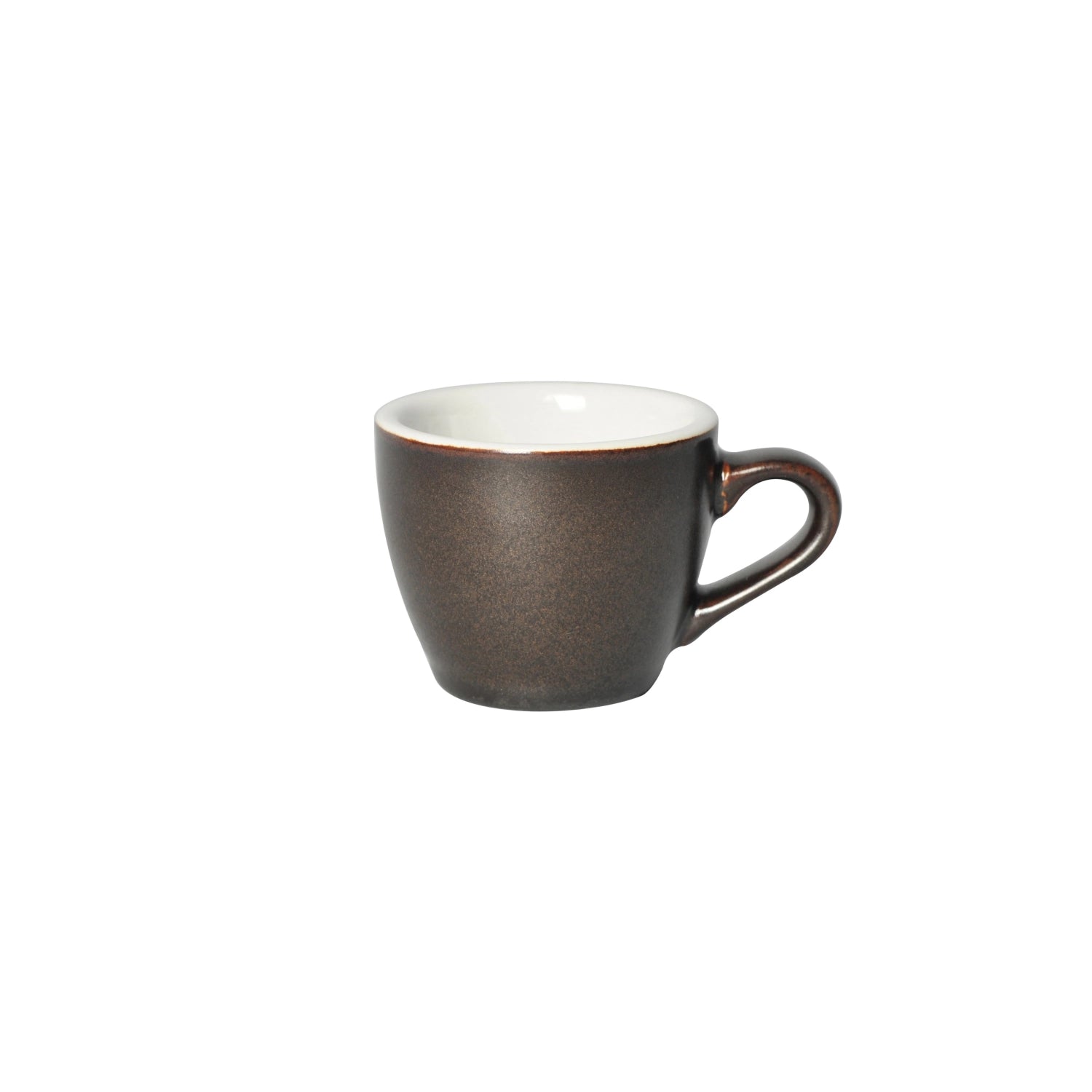 Egg Espresso Tasse 80ml in Schwarzpulver präsentiert im Onlineshop von KAQTU Design AG. Espressotassen ist von Loveramics