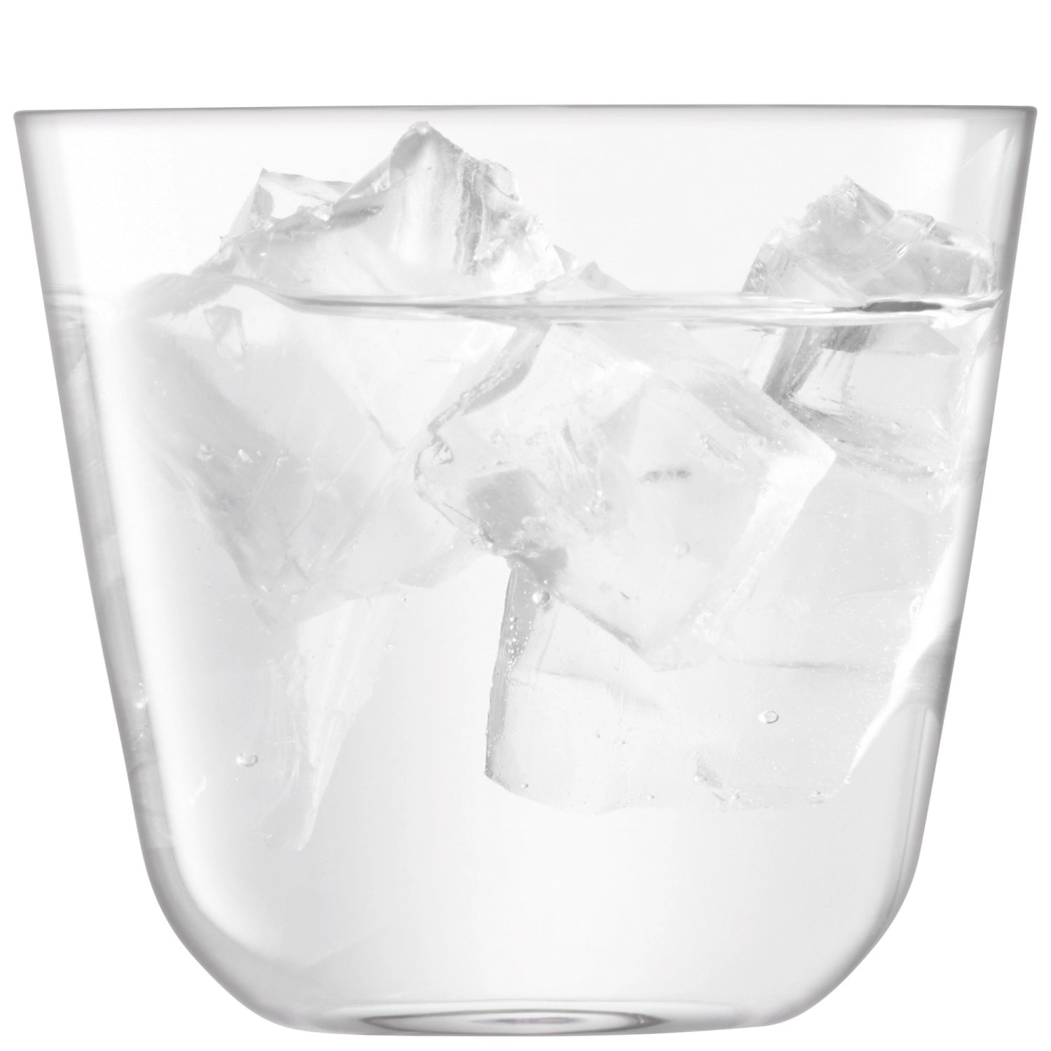 Stilvolles 4er Set Arc Becher von LSA, 260ml, perfekt für Cocktails und Erfrischungsgetränke, gefertigt aus klarem, robustem Glas.