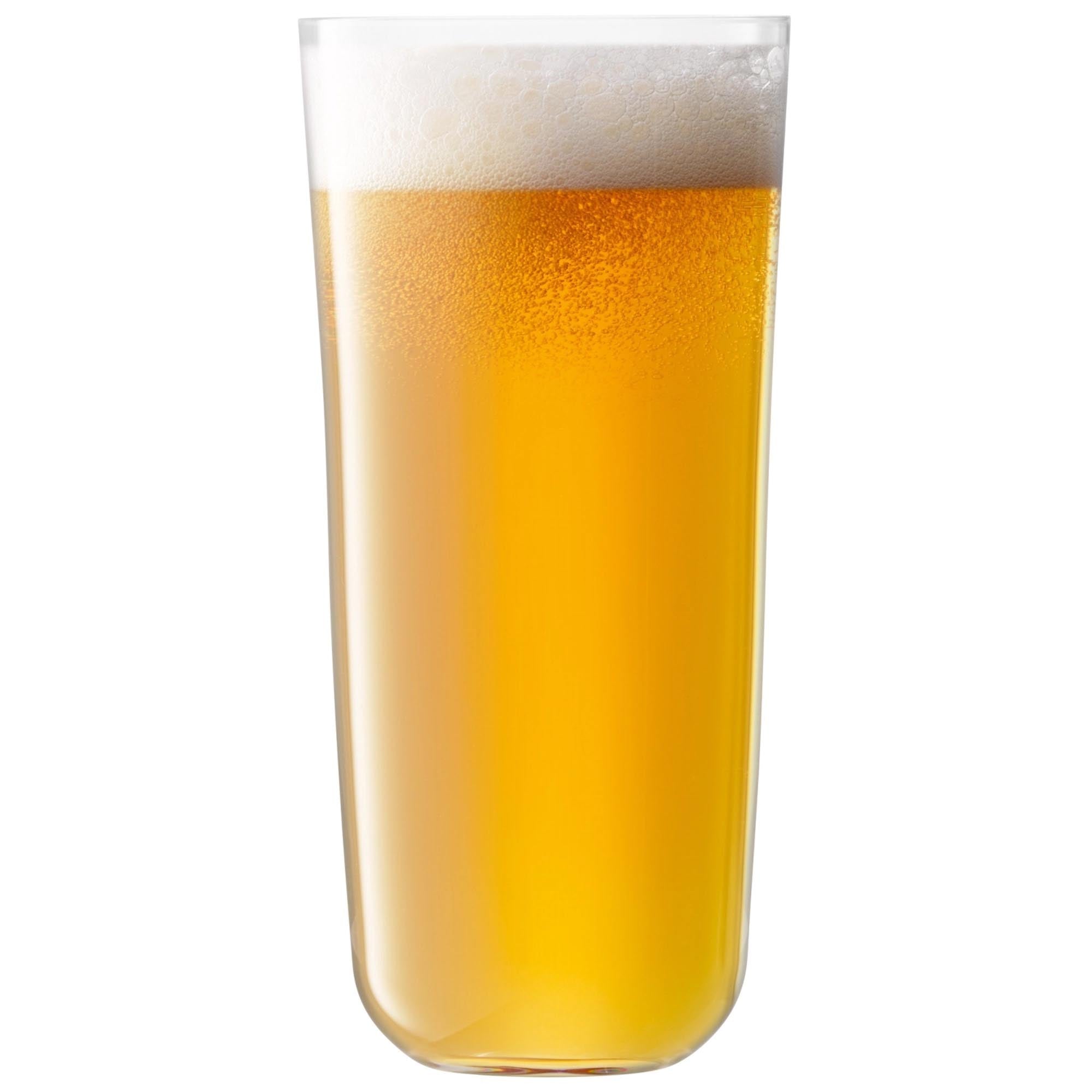 Elegante 4er Set Arc Longdrink Gläser von LSA (550ml) – ideal für Cocktails und Säfte, langlebig und spülmaschinenfest.