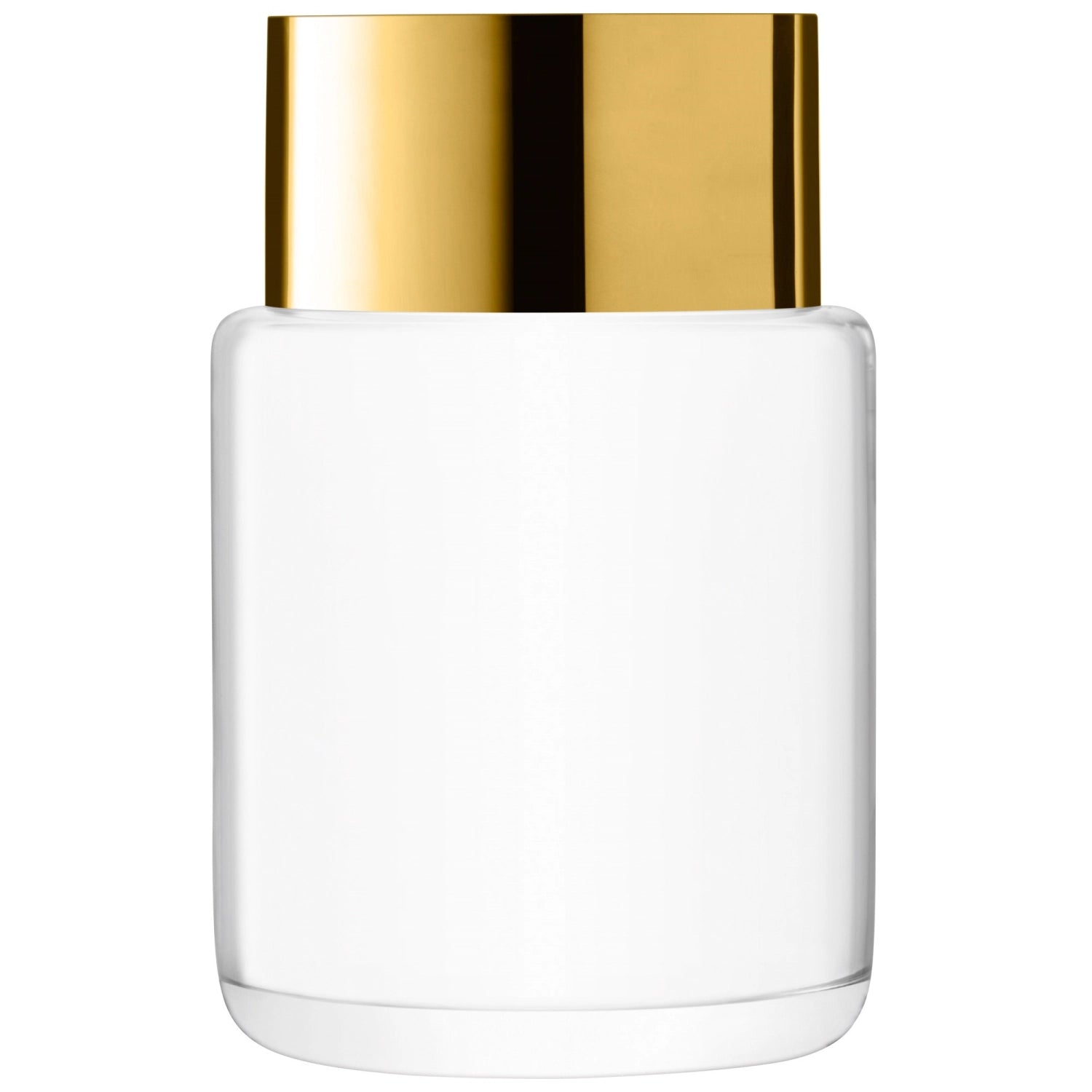 Entdecken Sie die elegante Aurum Vase H30cm Clear Gold von LSA. Hochwertiges Glas, goldene Akzente, ideal für Blumenarrangements und stilvolle Dekoration.