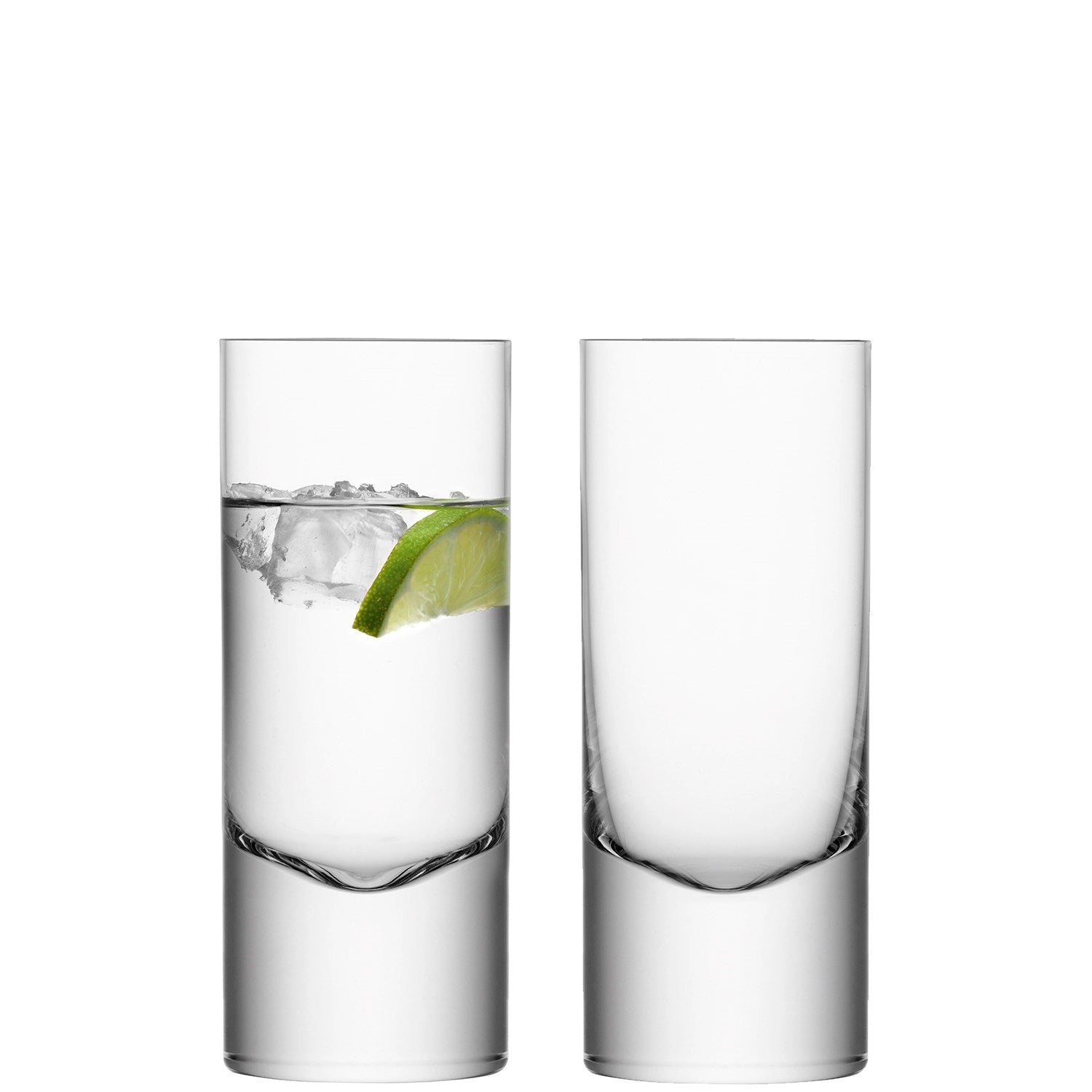 Elegantes 2er Set Boris Longdrinkgläser (360 ml) aus klarem Glas – ideal für Cocktails und gesellige Abende.