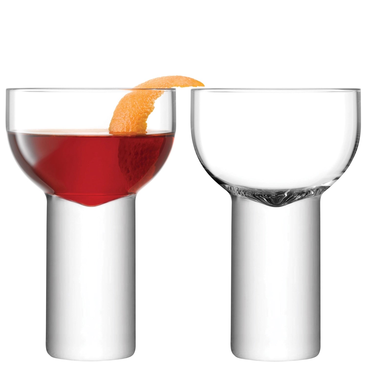 Elegantes 2er Set Boris Nick & Nora Gläser (185 ml) aus klarem Glas, ideal für edle Schnäpse und besondere Anlässe.