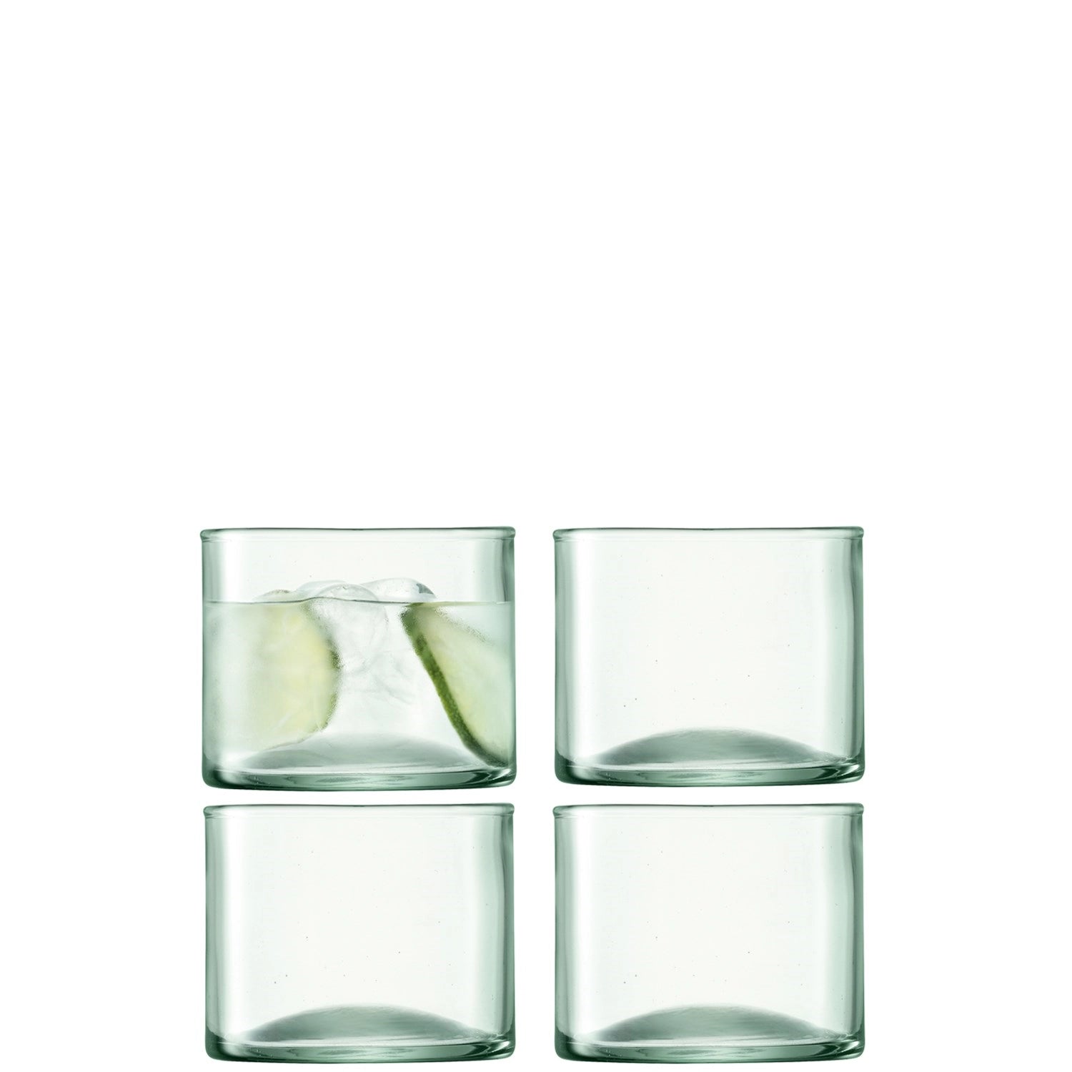 Stilvolles 4er Set Canopy Becher klein (270ml) von LSA, perfekt für Schnäpse, vereint zeitgemäßes Design mit feiner Handarbeit.
