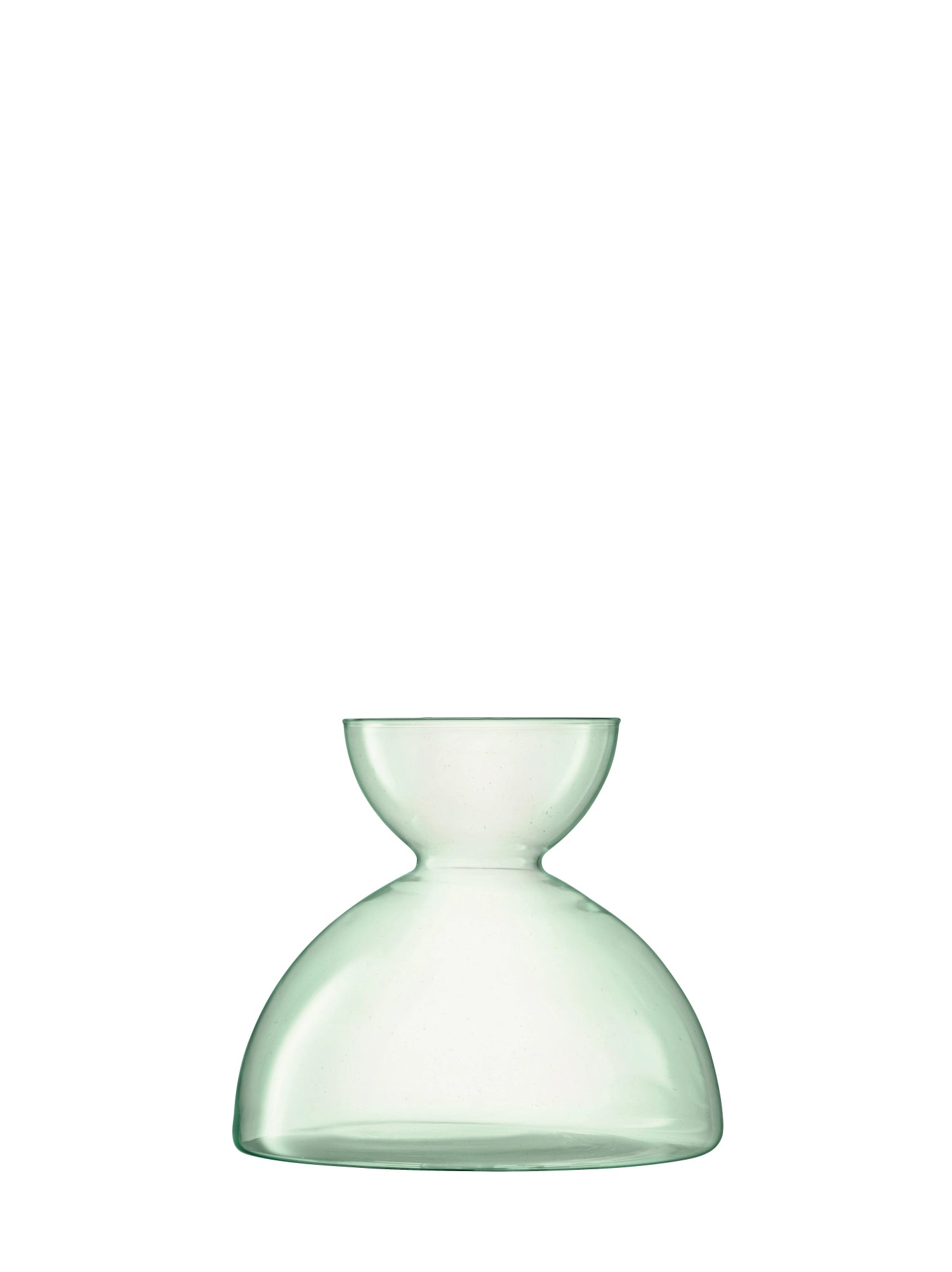 Elegante Canopy Vase mit einer Höhe von 18 cm, aus nachhaltigem Recyclingmaterial, ideal für moderne Blumendekorationen.
