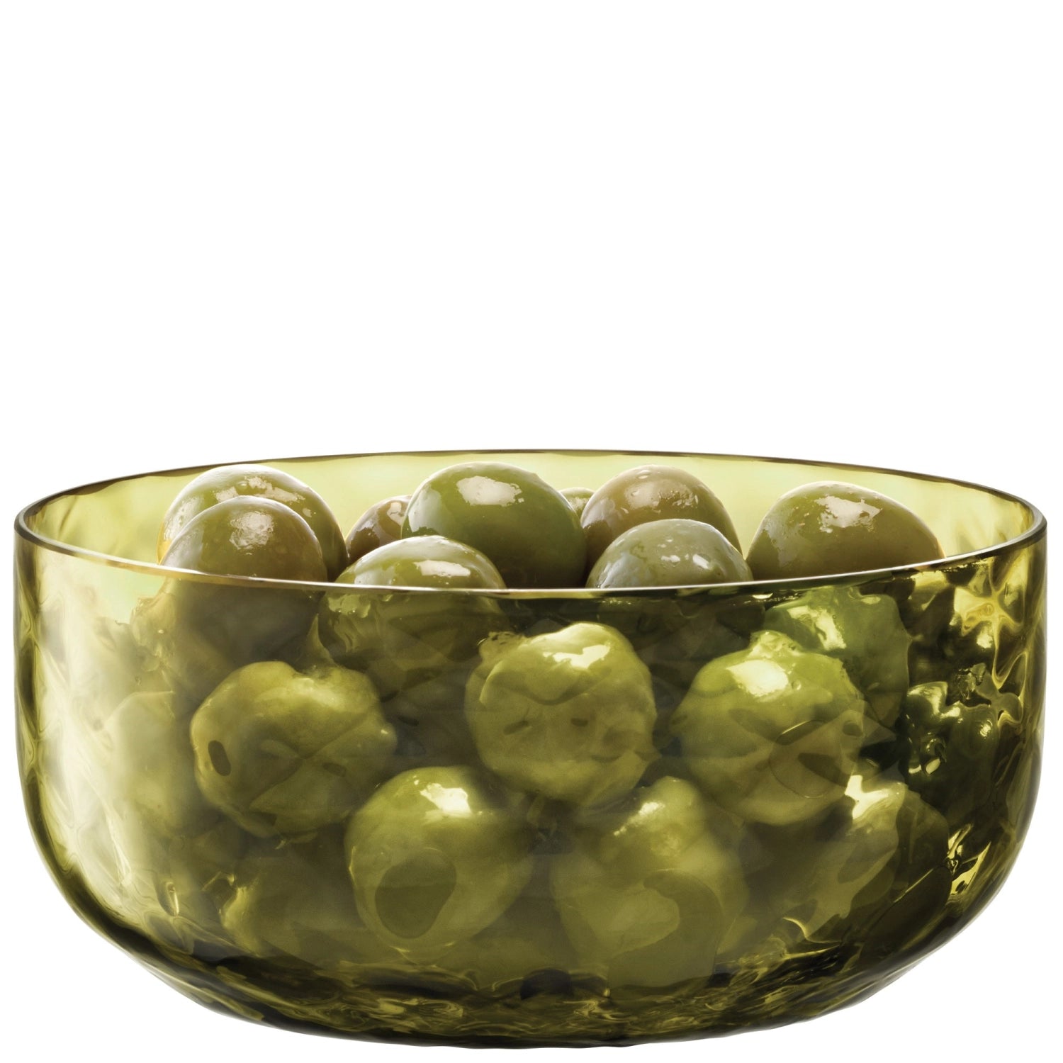 Entdecken Sie die Dapple Schale 12cm in Woodland Green von LSA – ein elegantes, mundgeblasenes Glasstück, ideal für stilvolle Tischdekoration.