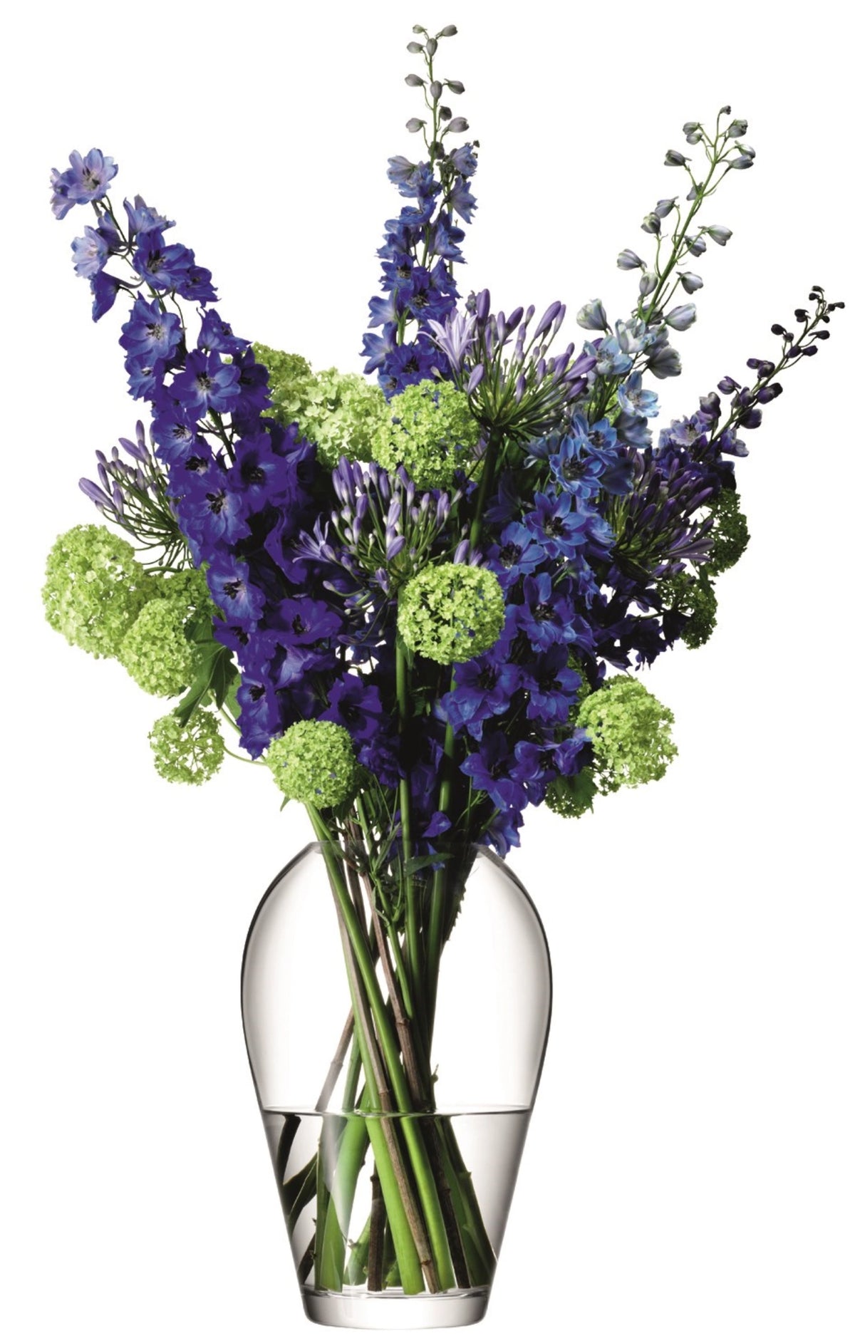 Flower Grosse Bouquet Vase H35cm - klar in Transparent präsentiert im Onlineshop von KAQTU Design AG. Vase ist von LSA