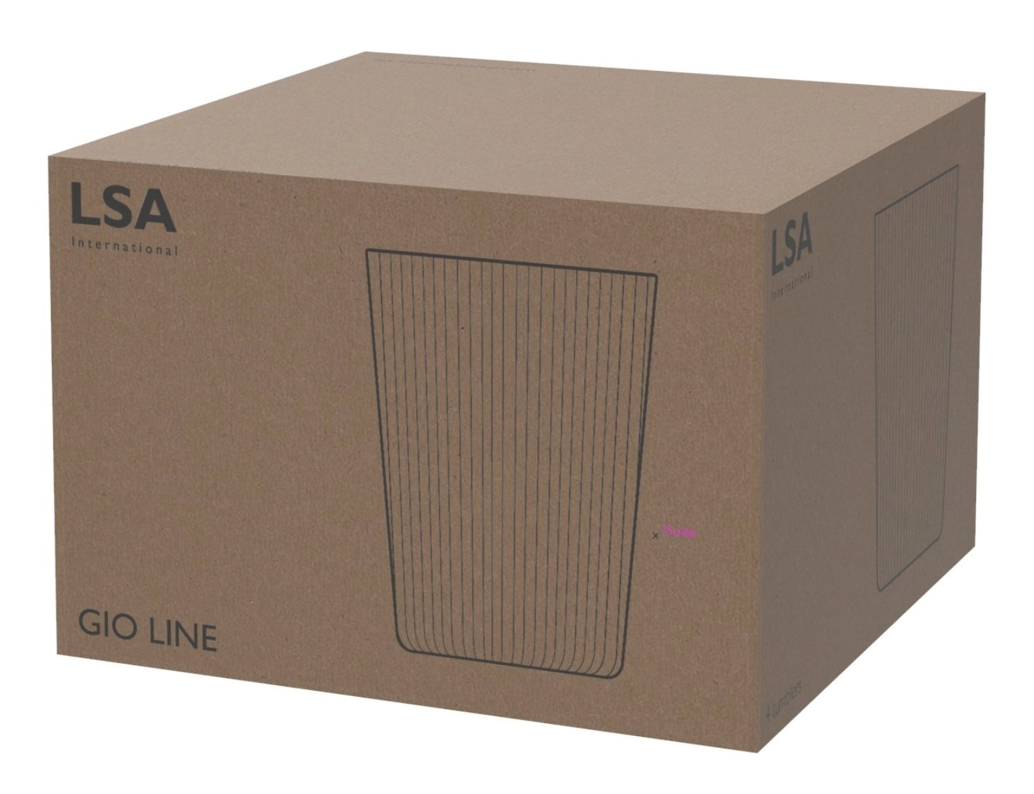 4er Set Gio Line Becher 560ml