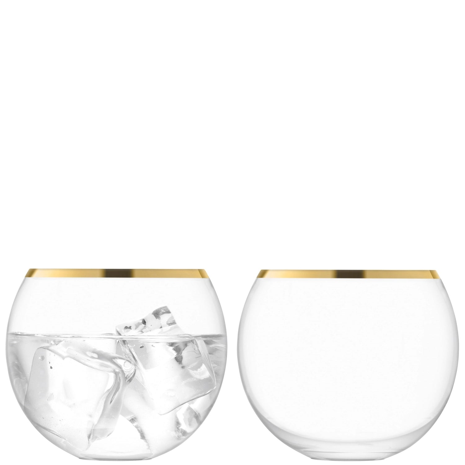 Stilvolles 2er Set Luca Tumbler Gläser von LSA, perfekt für Cocktails, mit 330ml Volumen und modernem Design für jeden Anlass.