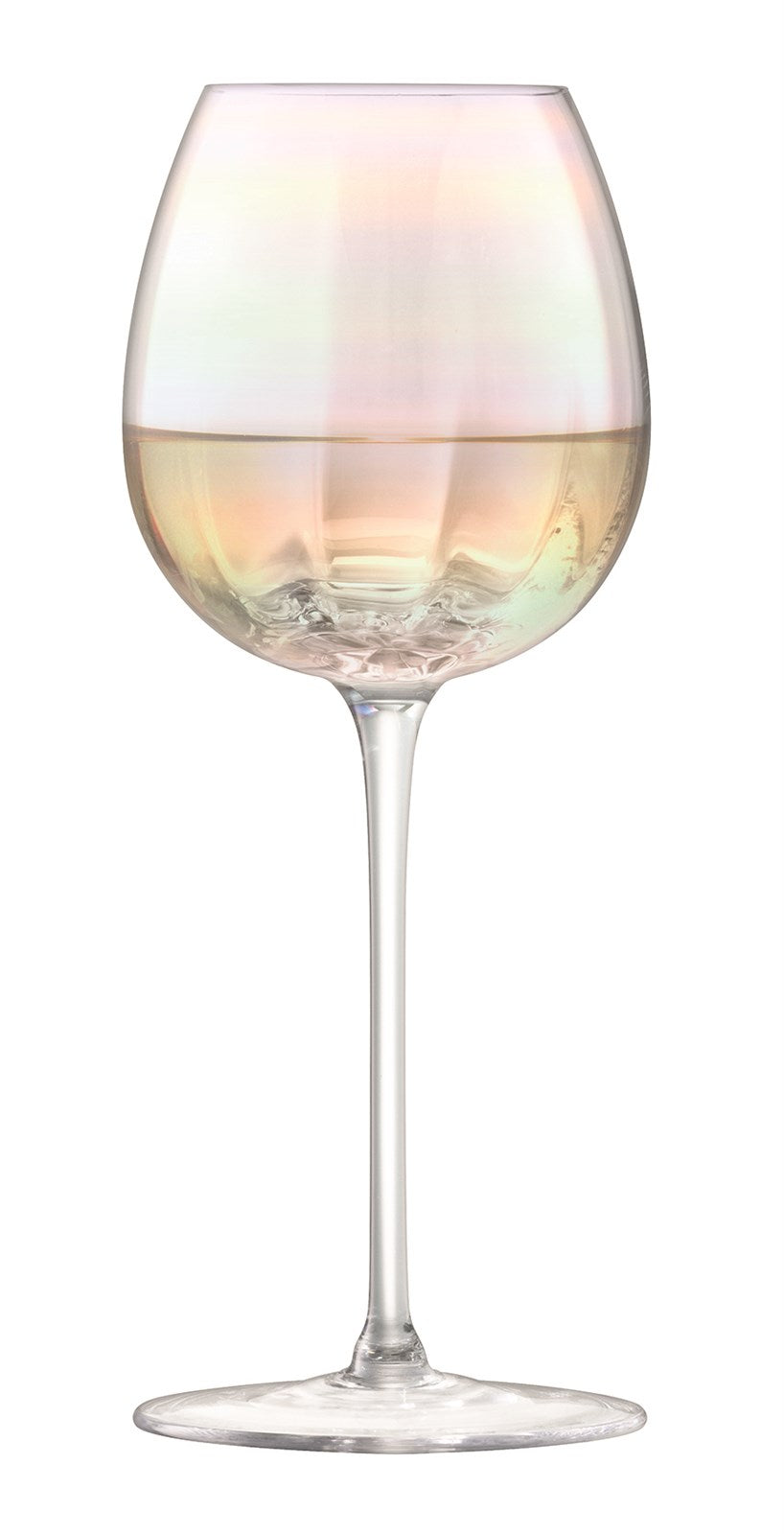 Stilvolle LSA Pearl Weissweingläser 325ml im 2er Set, perlmutt.