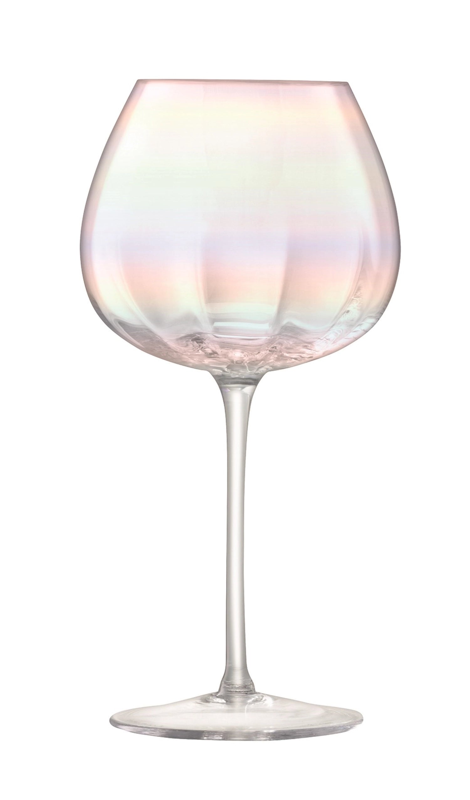 Elegantes 2er Set Rotweingläser in Perlmutt-Optik, ideal für besondere Anlässe und exquisite Rotweine, mit einem Fassungsvermögen von 460ml.