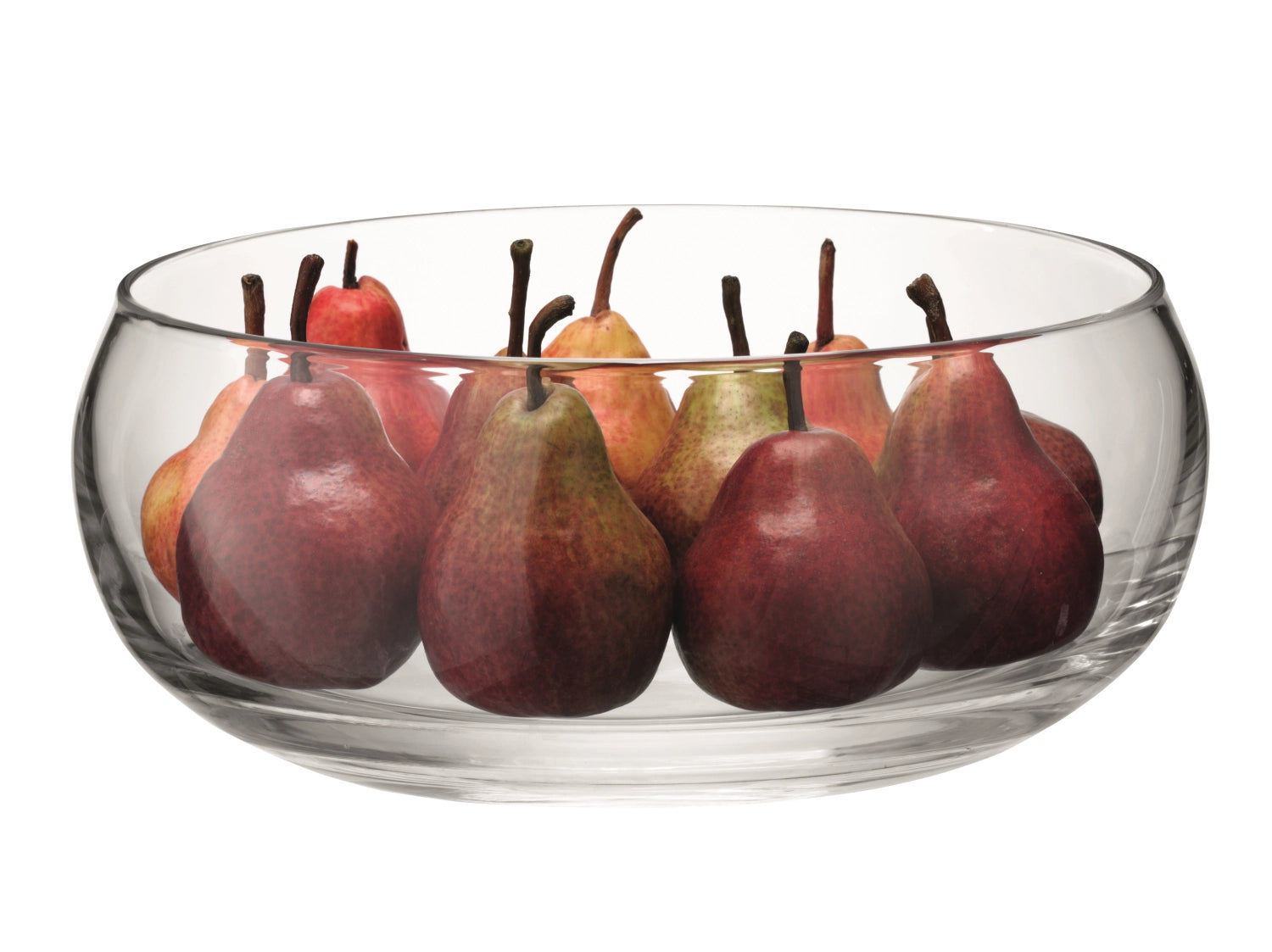Transparente Servierschale von LSA mit 27,5 cm Durchmesser, ideal für ansprechende Präsentation von Speisen und Snacks bei besonderen Anlässen.