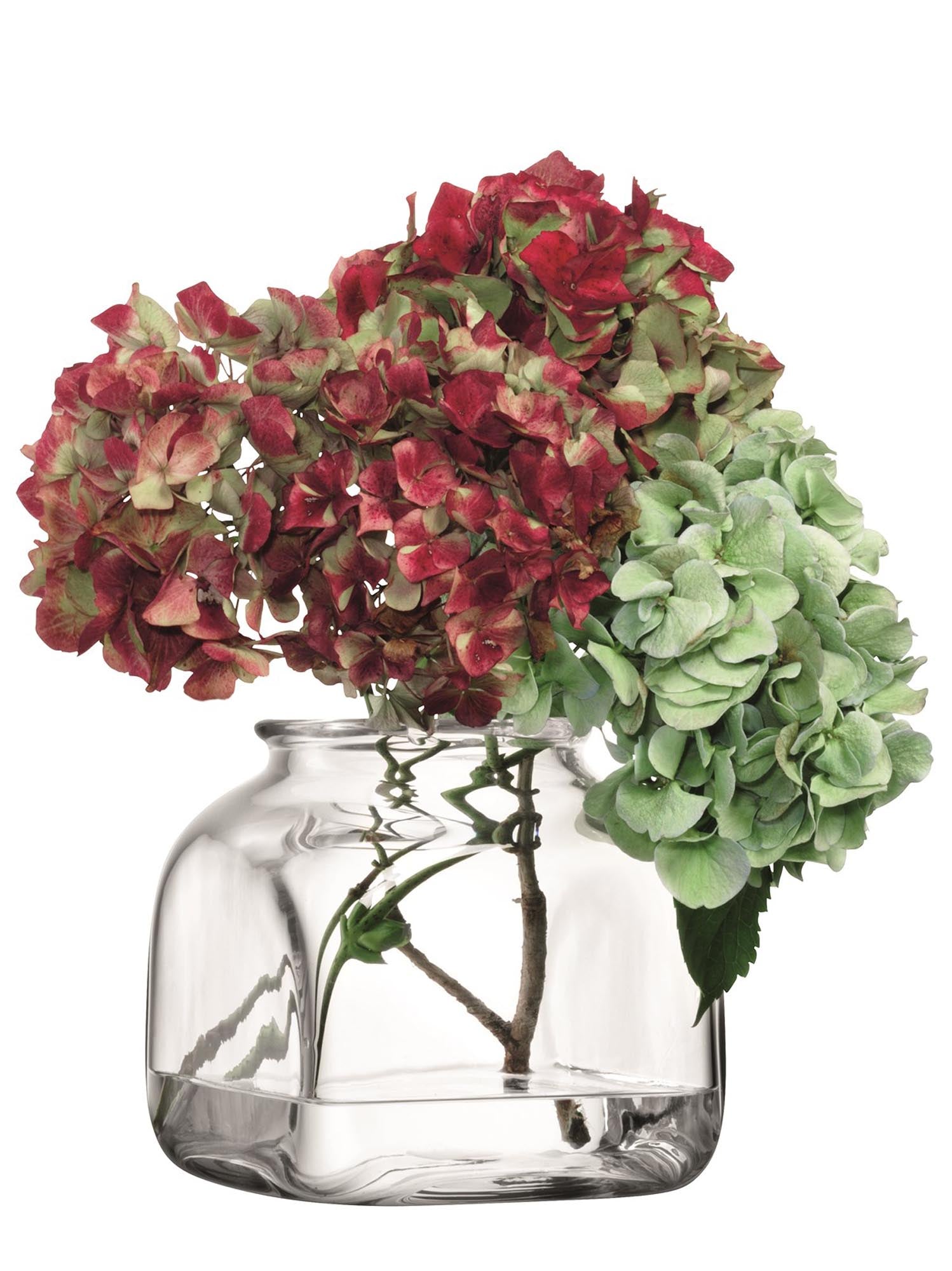 Umberto vase H15cm - clear