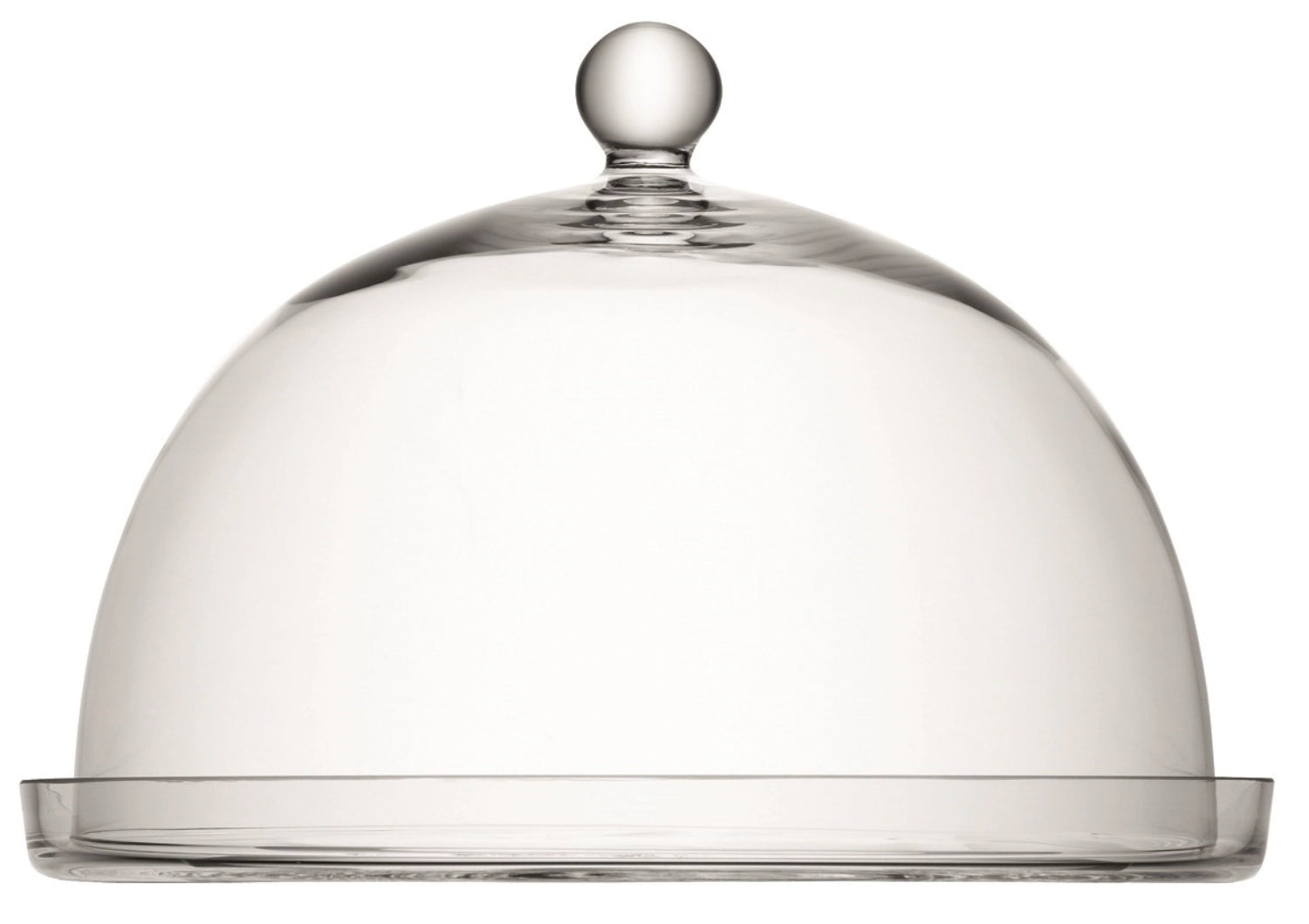 Vienna plate hood Ø33cm Ø30cm H22.5cm - clear