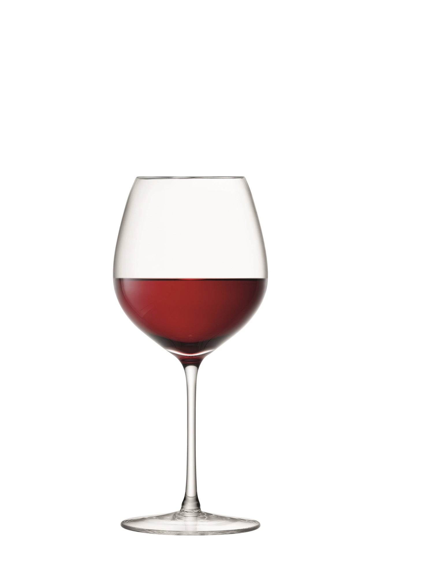 Stilvolles 2er Set Rotweingläser von LSA, 400ml, perfekt für Weinliebhaber, um den Geschmack von Rotwein stilvoll zu genießen.