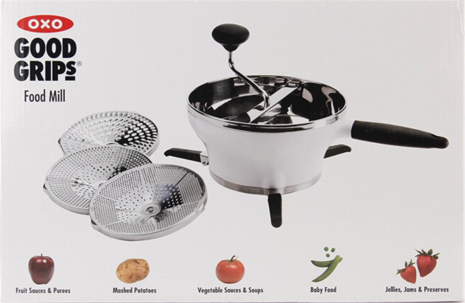 Erleben Sie den OXO Passe-Vite Ø 20 cm – Ihr perfekter Küchenhelfer für Pürees und Saucen. Langlebig, pflegeleicht und vielseitig einsetzbar!