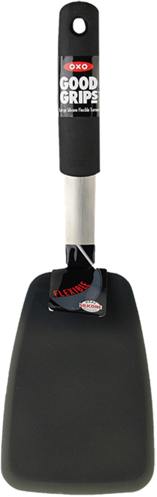 Der OXO Silikon-Pfannenwender (31,7 cm) vereint Flexibilität und Langlebigkeit, perfekt für sanftes Wenden und einfache Reinigung.