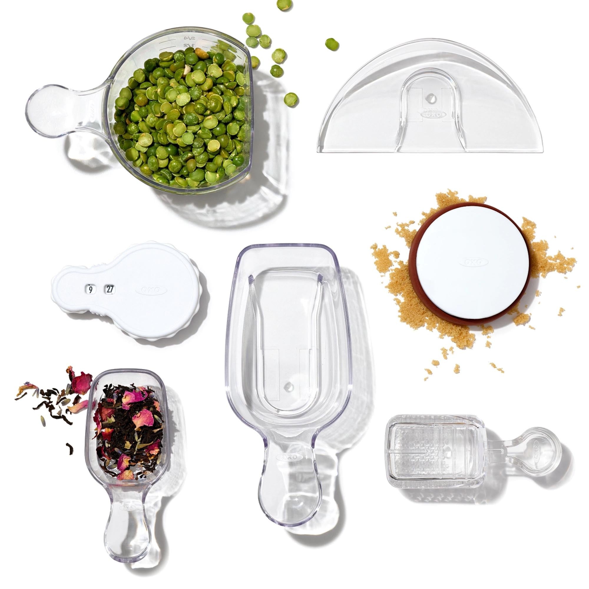 Ergonomischer OXO GG POP 2.0 Portionier-Löffel für müheloses Abmessen von Zutaten. Ideal für eine stilvolle und organisierte Küche.