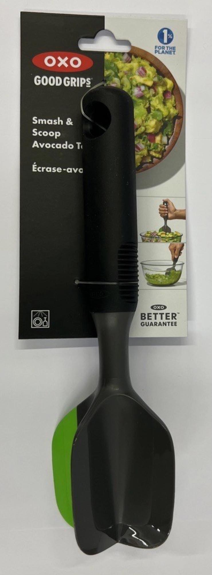 Perfektes Avocado-Tool: Stampfen und Schaben leicht gemacht.