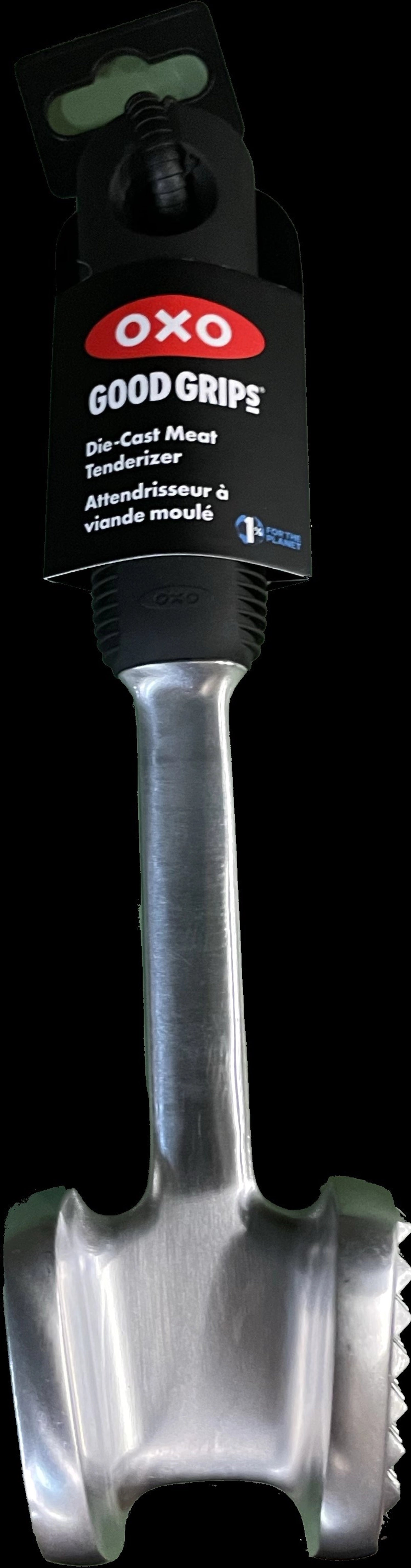 Der OXO Good Grips Fleischhammer (25x5,5 cm) ist ein praktisches Küchenwerkzeug, das Fleisch mühelos zart macht und für perfekte Ergebnisse beim Kochen sorgt.