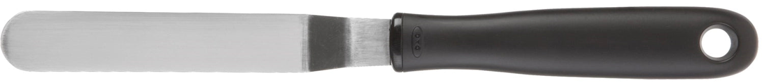 Entdecken Sie die OXO Winkelpalette klein (1.9x1.3x22.2 cm) – ideal für präzises Backen, Dekorieren und Glasieren. Hochwertiger Edelstahl, ergonomischer Griff.
