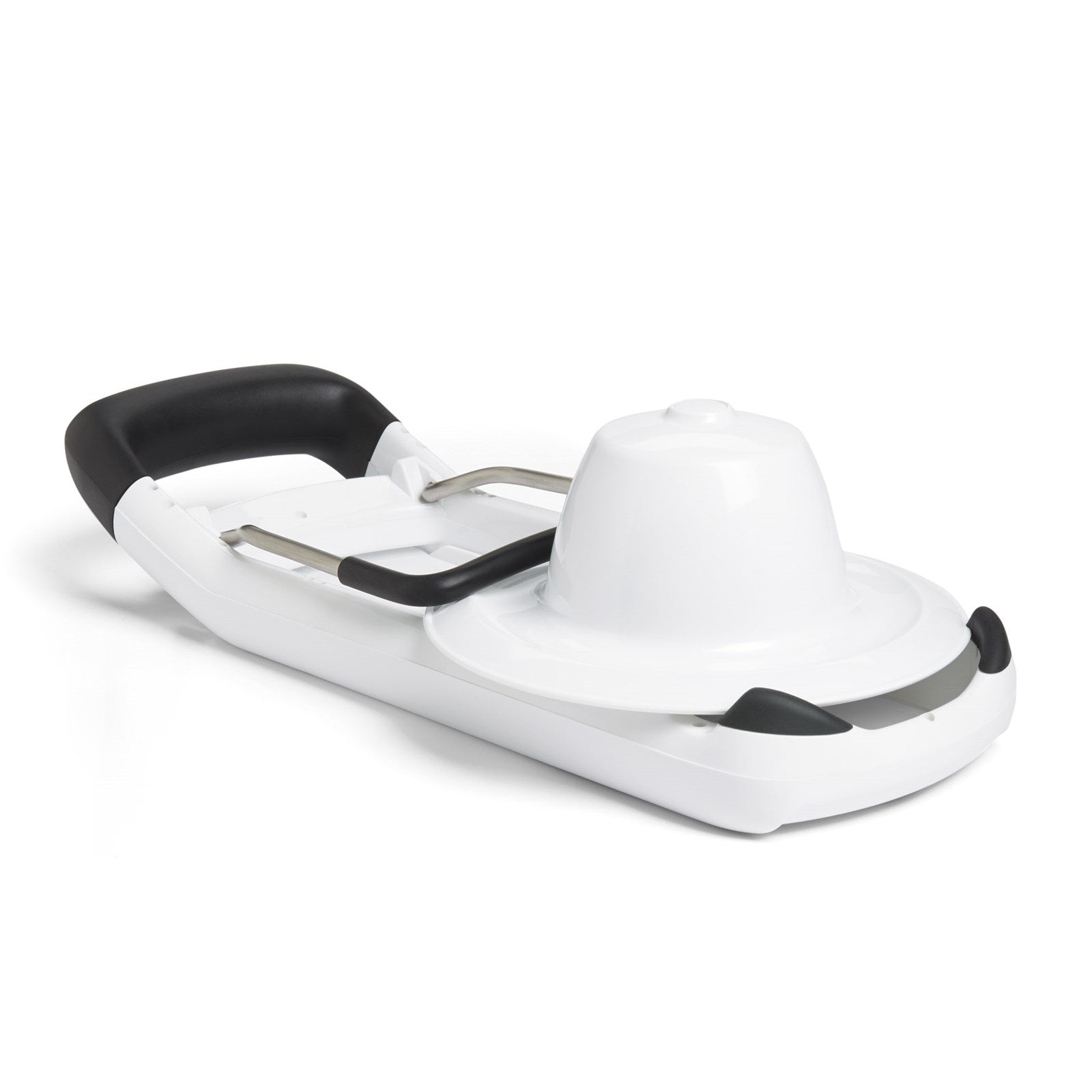 OXO Mandoline, weiss: Perfekte Scheiben, einfach und effizient.