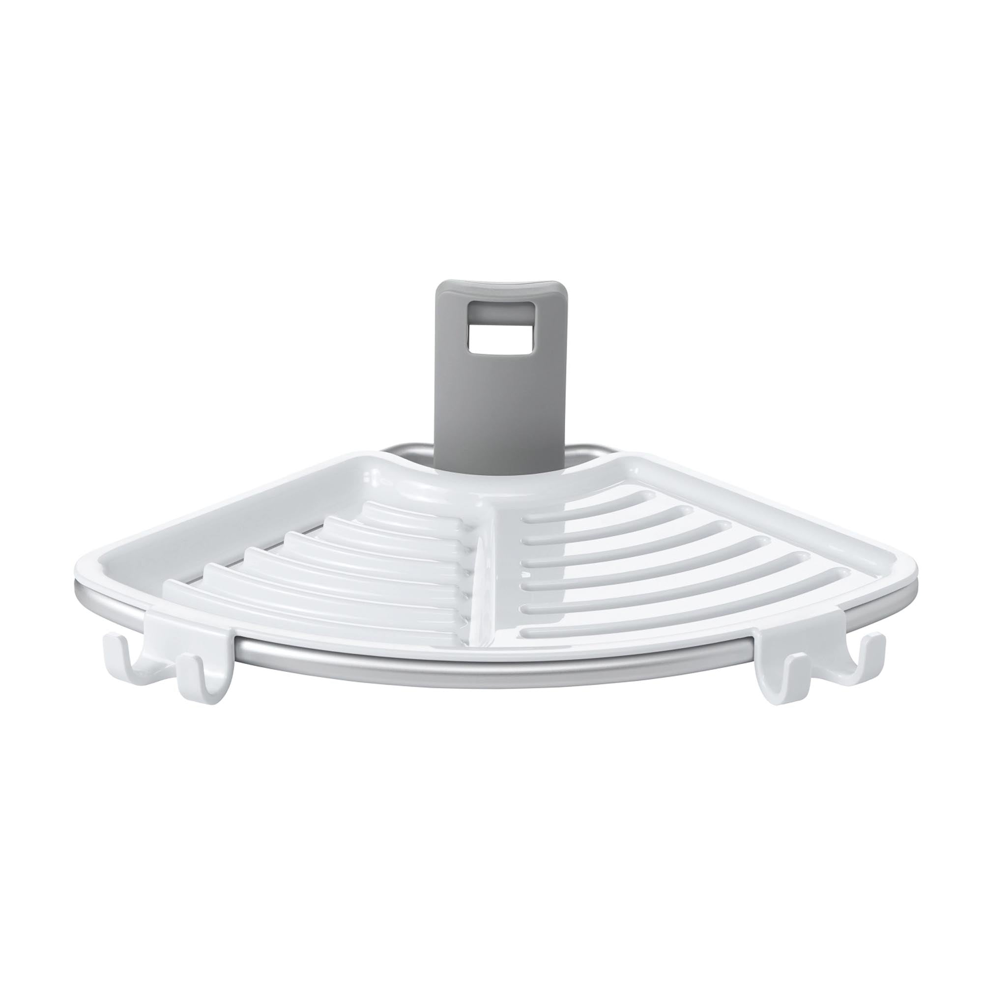 Robustes OXO Duschregal: Ausziehbar, langlebig, platzsparend.