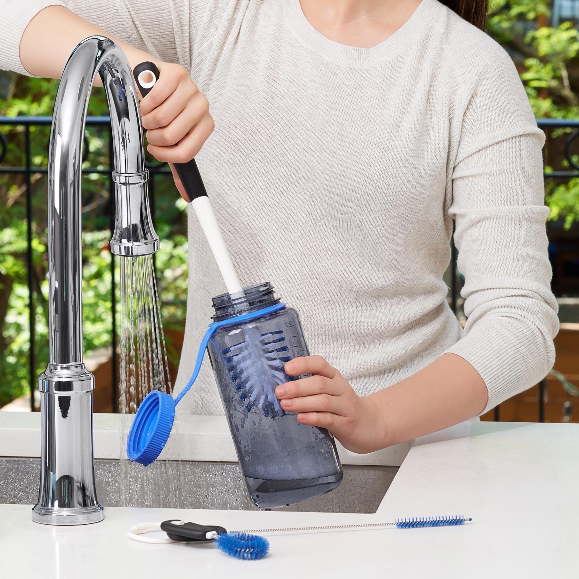 OXO 3tlg. Set: Perfekte Reinigung für alle Wasserflaschen.