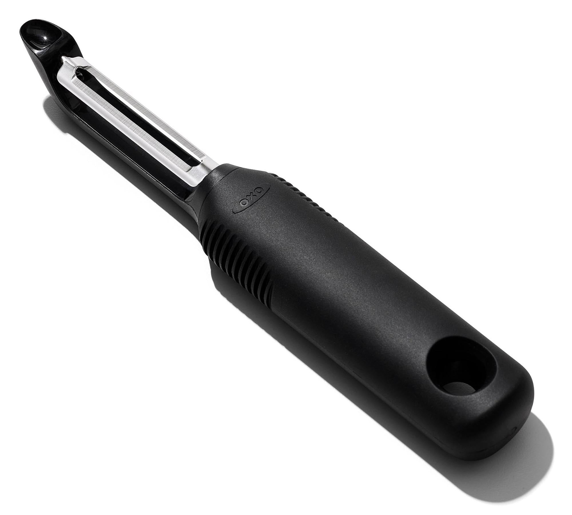 Erleben Sie müheloses Schälen mit dem OXO Drehschäler. Ergonomischer Griff, rostfreier Edelstahl und optimaler Drehmechanismus für perfekte Ergebnisse.