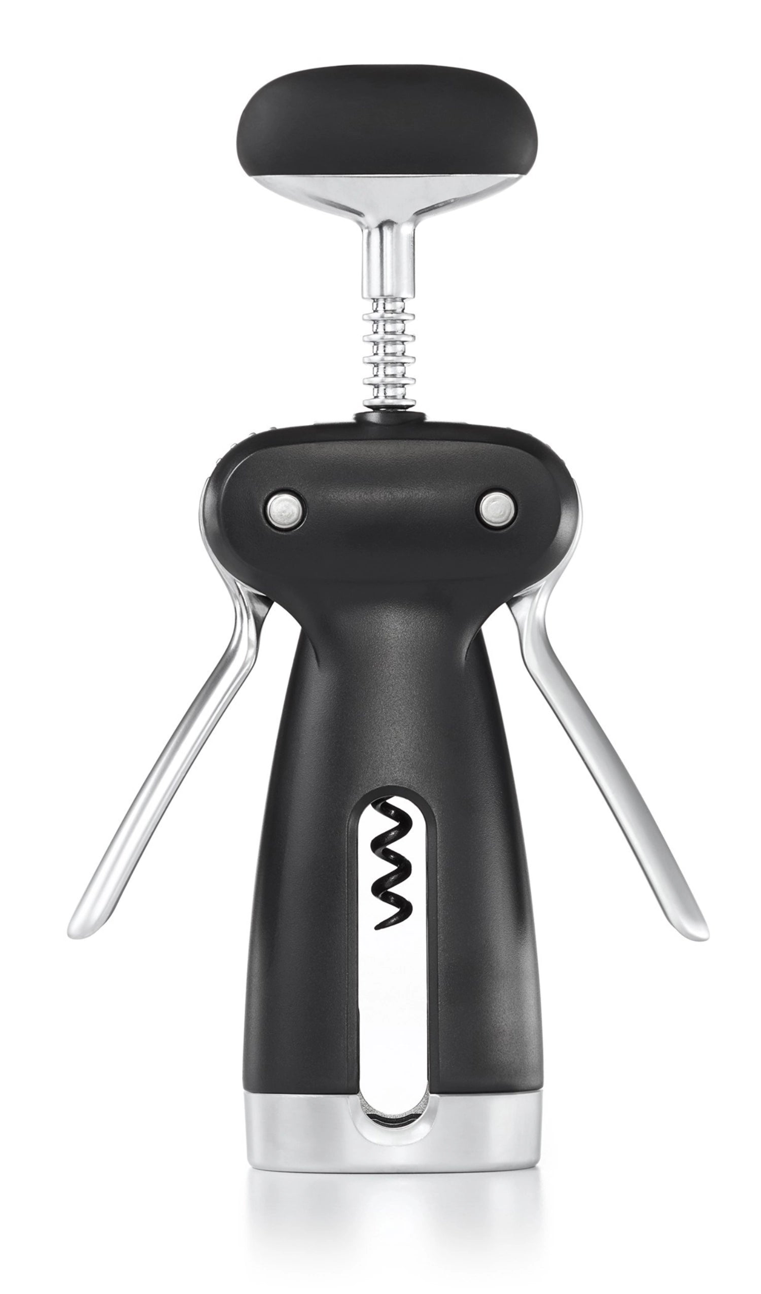 Erleben Sie den Good Grips Steel Korkenzieher von OXO. Mit Folienschneider, elegantem Design und einfacher Handhabung – ein Must-Have für jede Bar!