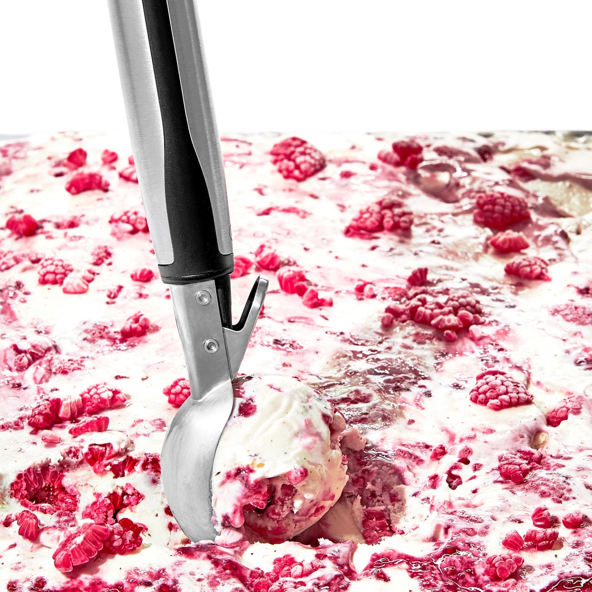 OXO Good Grips Steel Löffel: Perfekt für stilvolles Eisgenuss.