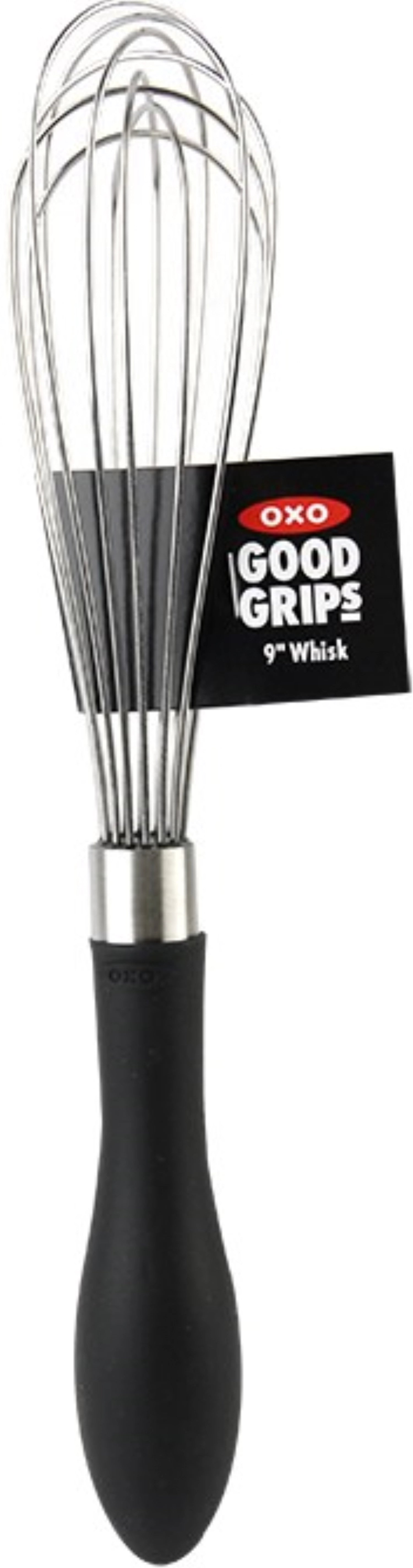 Kleiner, handlicher Schneebesen von OXO mit 22 cm Länge, ideal für präzises Rühren und Schlagen, ausgestattet mit ergonomischem, rutschfestem Griff.