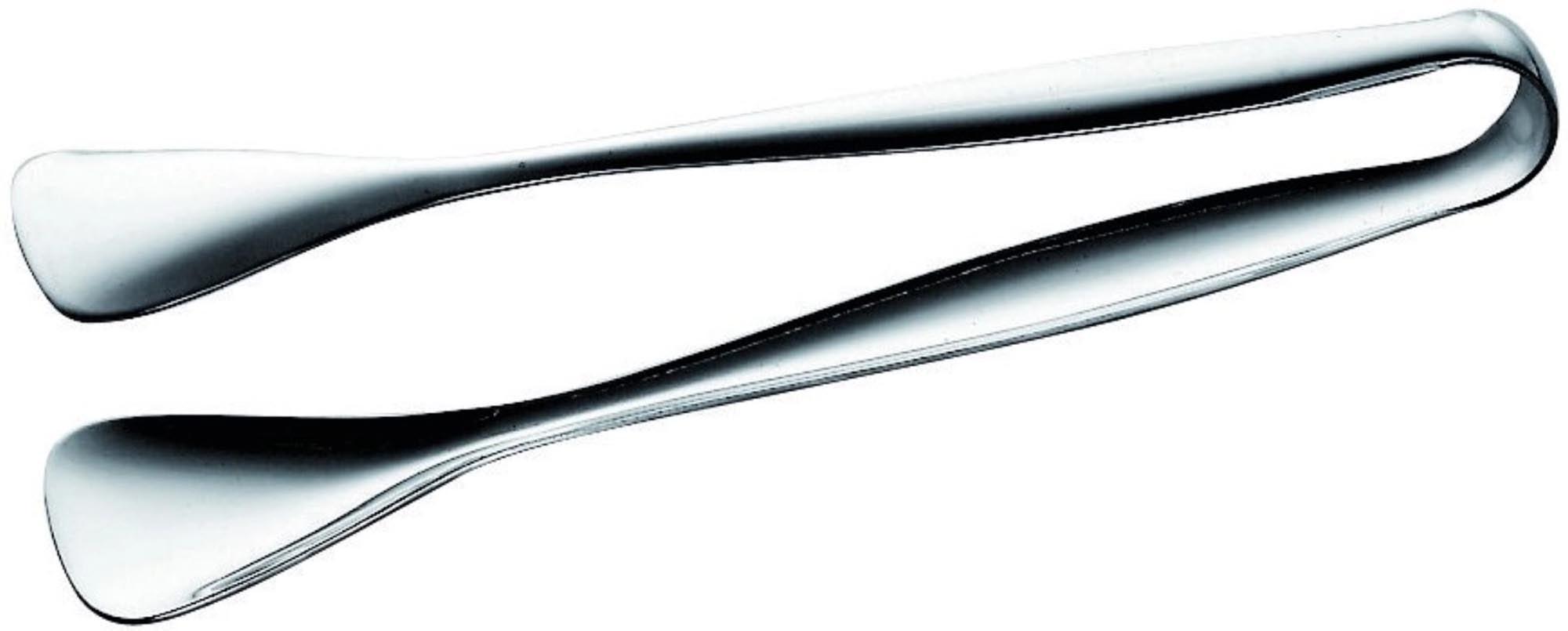 Elegante 18cm Patisseriezange aus 18/10 Edelstahl, ideal für präzises Anrichten von Backwaren. Ergonomisch, langlebig, hygienisch.