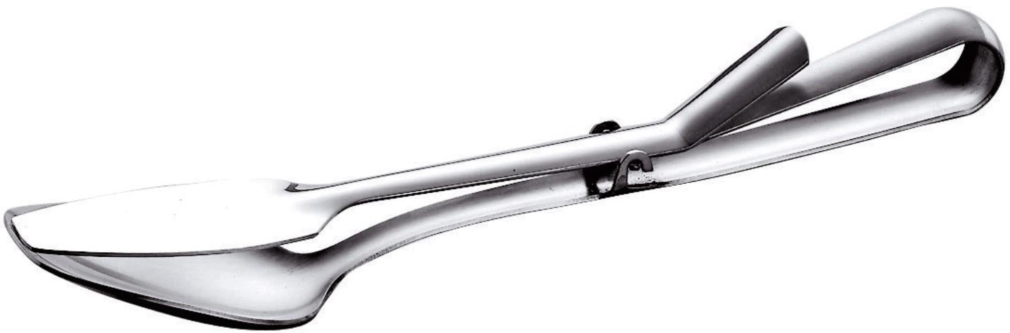 Elegante 24cm Servierzange von Piazza: Edelstahl, ergonomisch, ideal für Salate & Pasta. Langlebig, spülmaschinenfest, stilvoll.