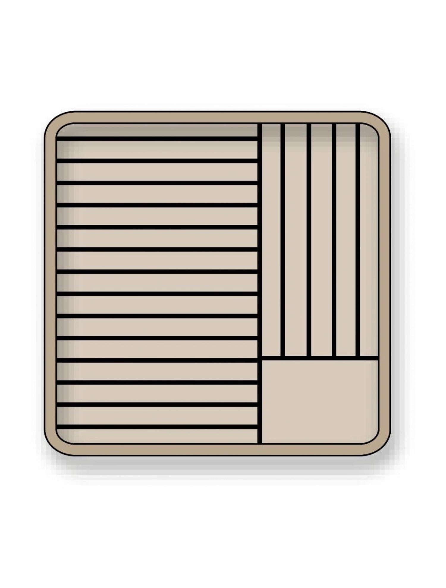 Open plate basket D25 to 28cm H max 2.5cm for 20 plates