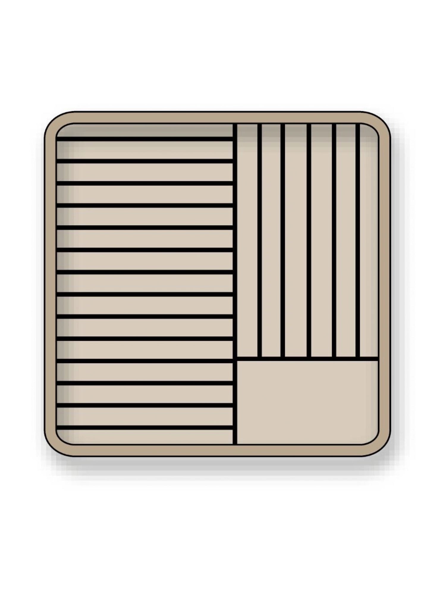 Plate basket closed D23 up to 25cm H max 2.5cm for 21 plates