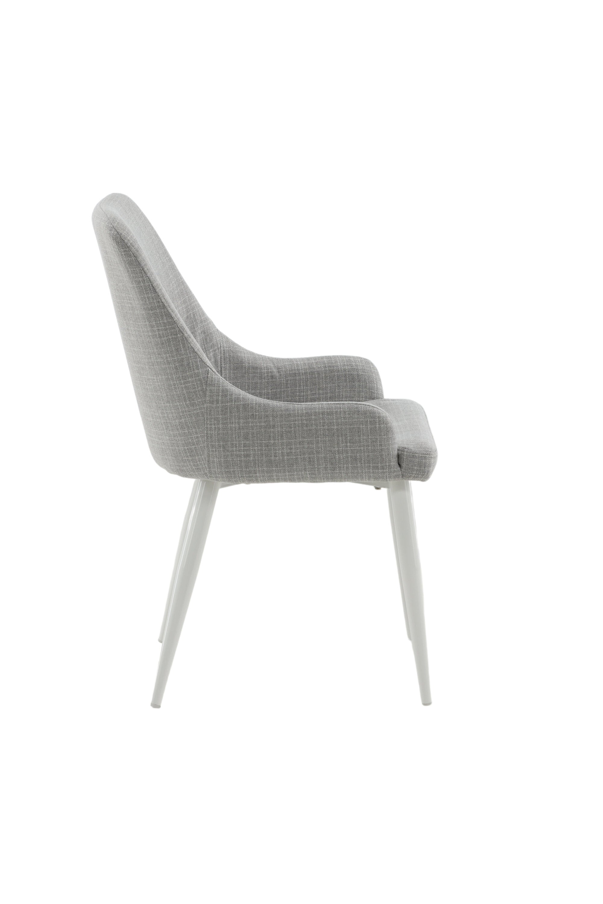 Plaza Stuhl in Hellgrau / Weiss präsentiert im Onlineshop von KAQTU Design AG. Stuhl ist von Venture Home