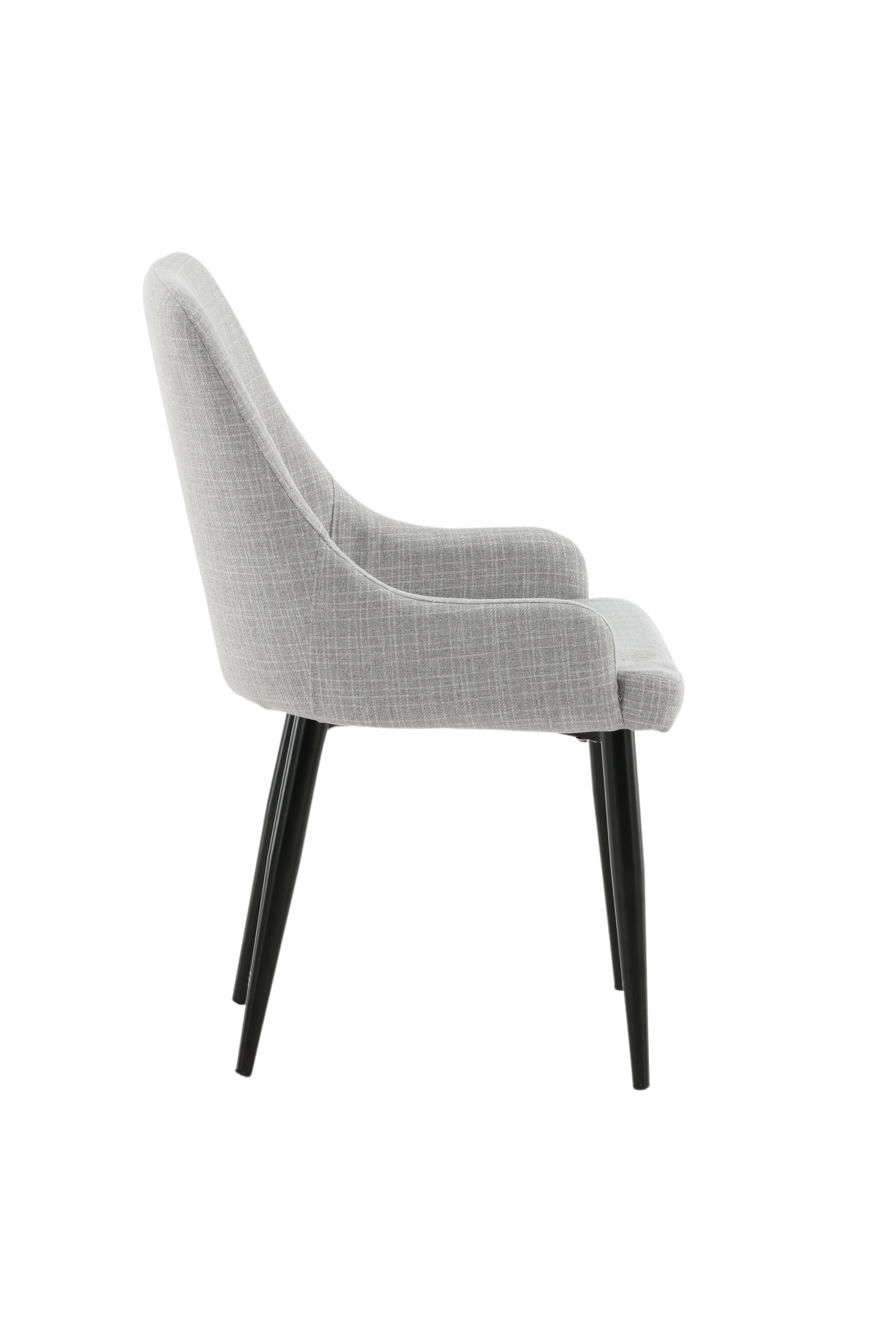 Plaza Stuhl in Hellgrau / Schwarz präsentiert im Onlineshop von KAQTU Design AG. Stuhl ist von Venture Home