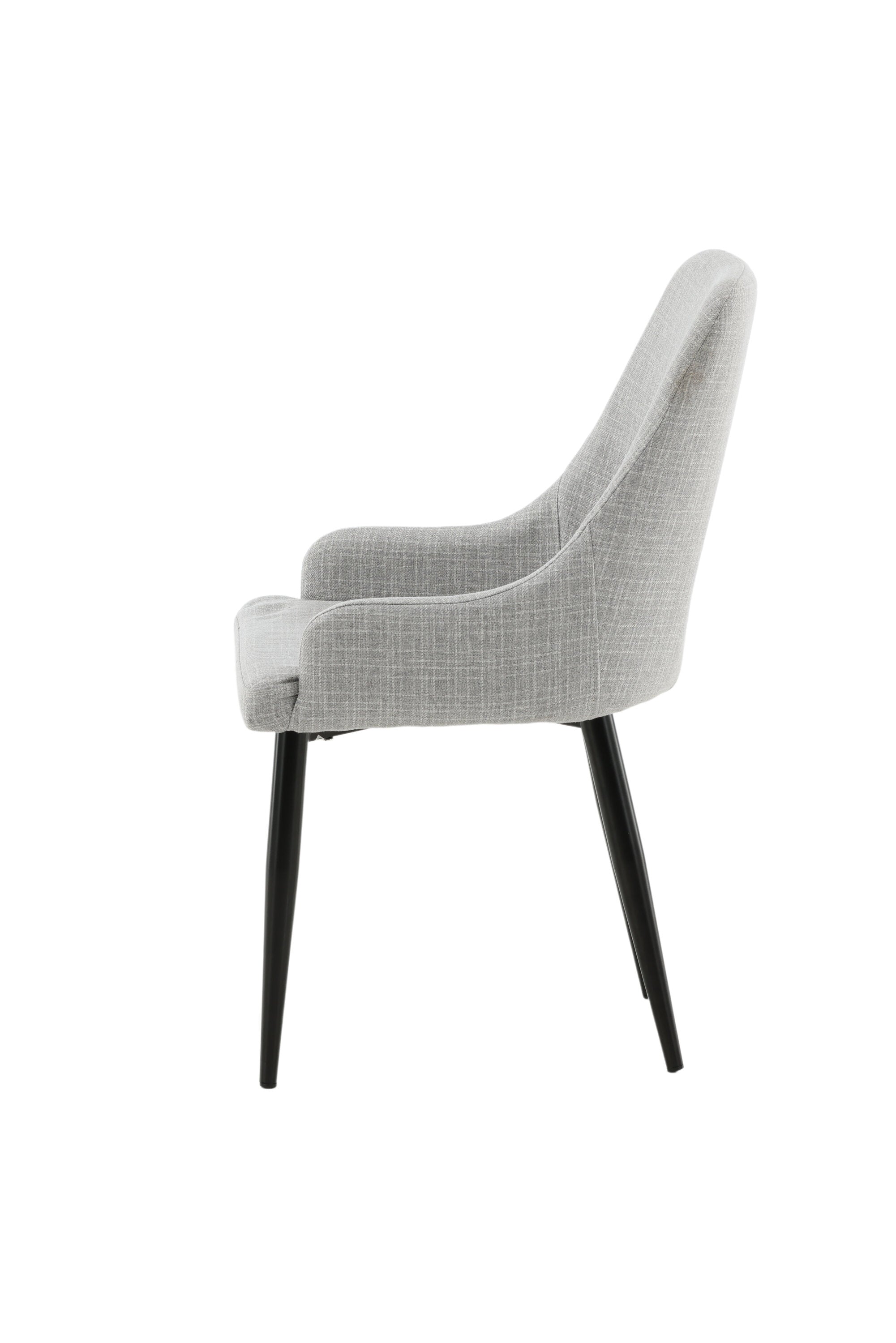 Plaza Stuhl in Hellgrau / Schwarz präsentiert im Onlineshop von KAQTU Design AG. Stuhl ist von Venture Home
