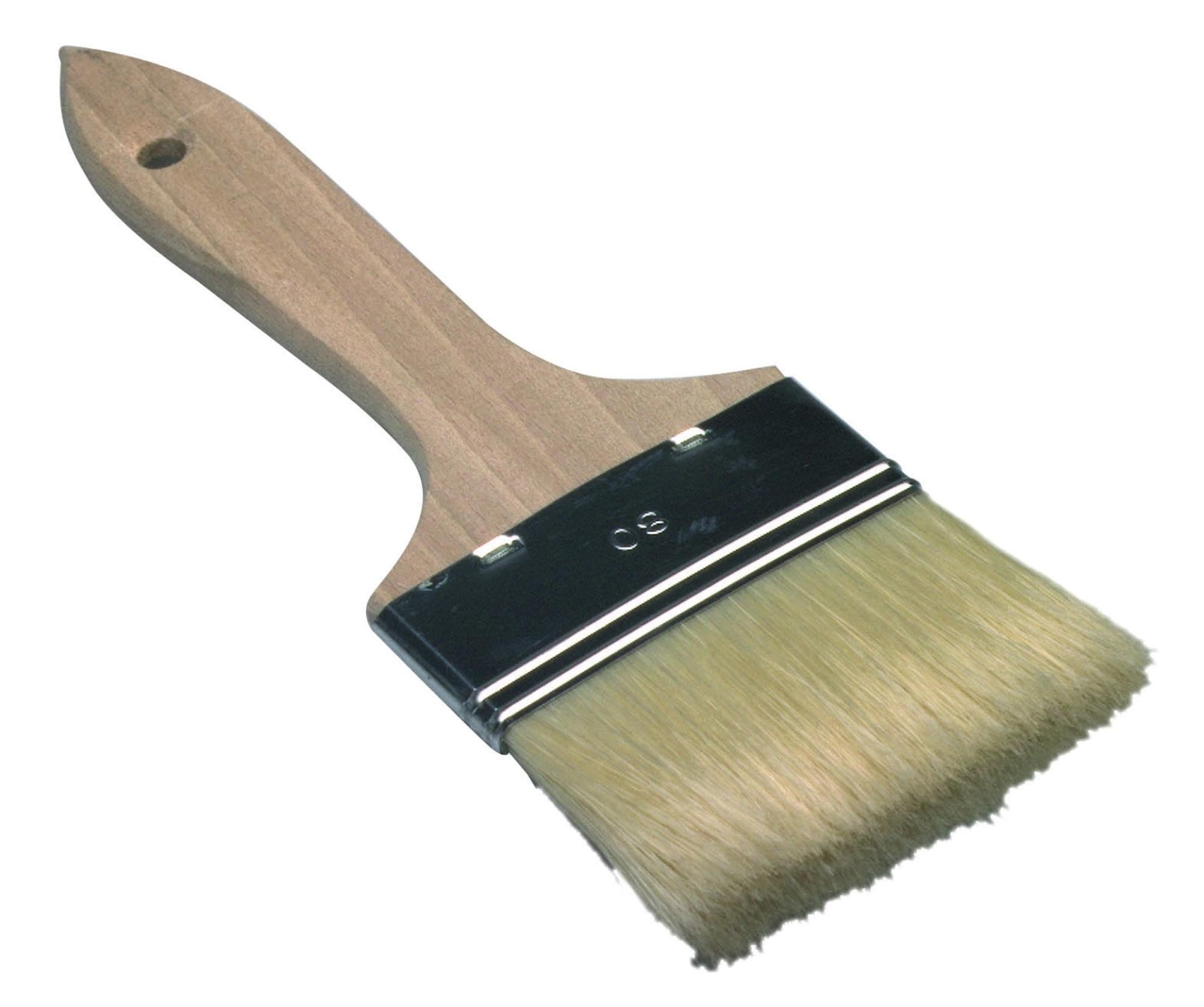 Konditorpinsel 4cm von Piazza: Hochwertiger Holzgriff, weiche Naturborsten, ideal für Glasuren und Eiweiss. Unverzichtbar in jeder Backküche.