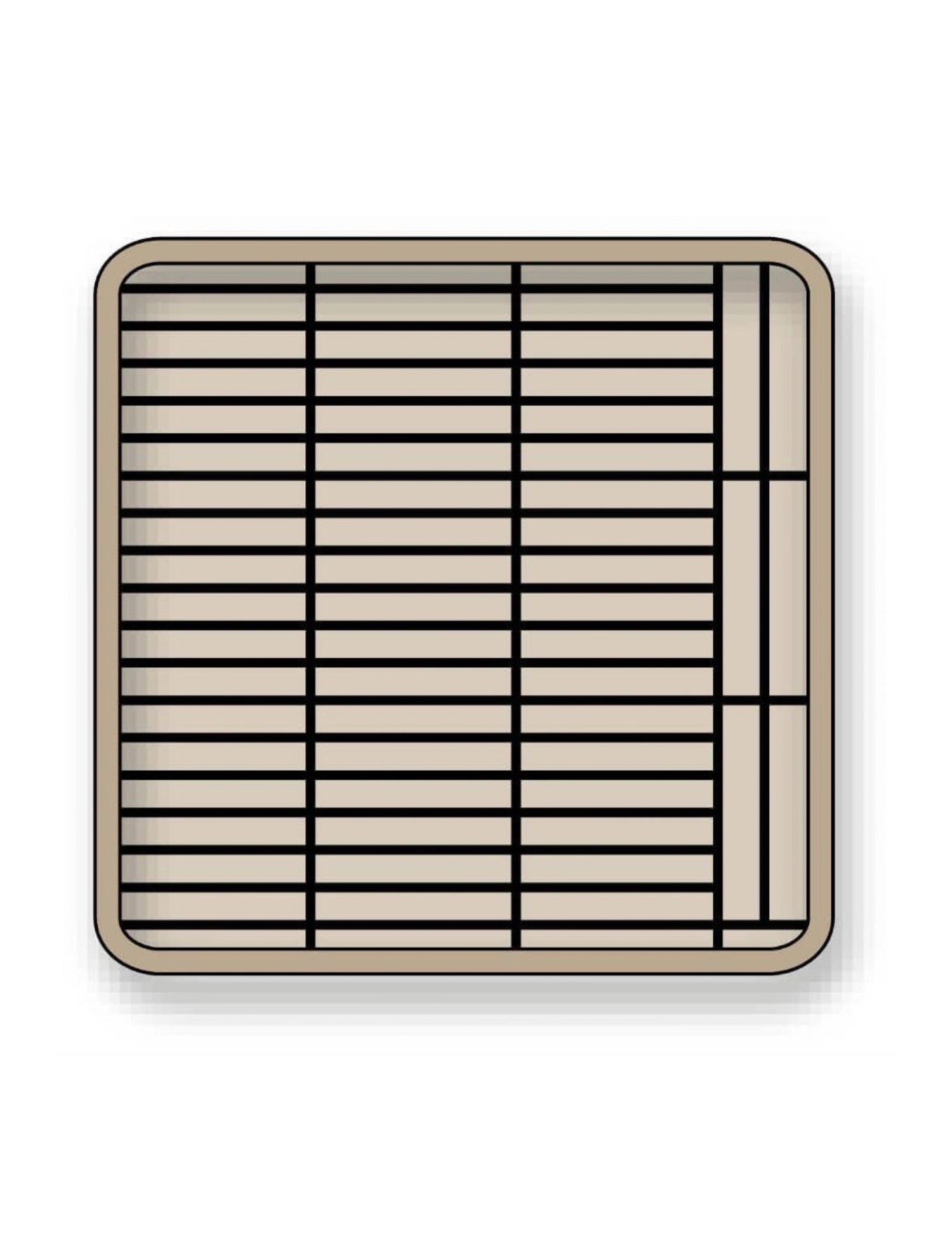 Plate basket closed D10 up to 13cm H max 2.5cm 63 plates
