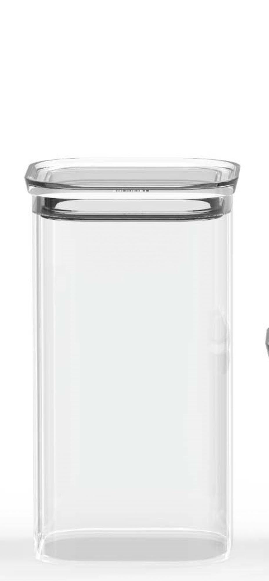 Stilvolles Pebbly Vorratsglas 1.4l, robustes Glas, optimaler Schutz, Frische, elegantes Design, spülmaschinenfest, sicherer Verschluss.