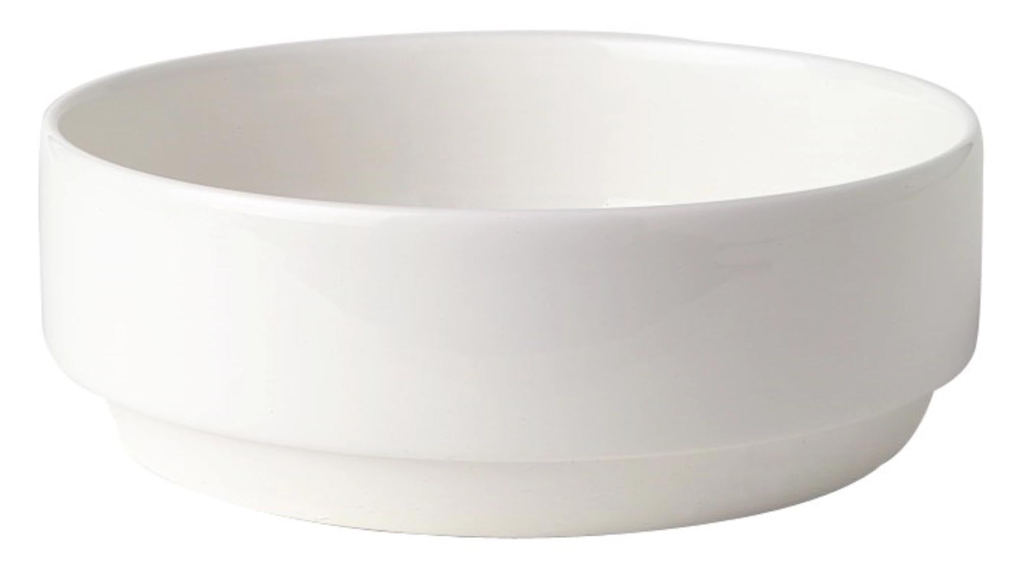 Elegante 16,5 cm Müeslischale aus Bone China von Royal Porcelain, ideal für Müsli, spülmaschinenfest und mikrowellengeeignet.