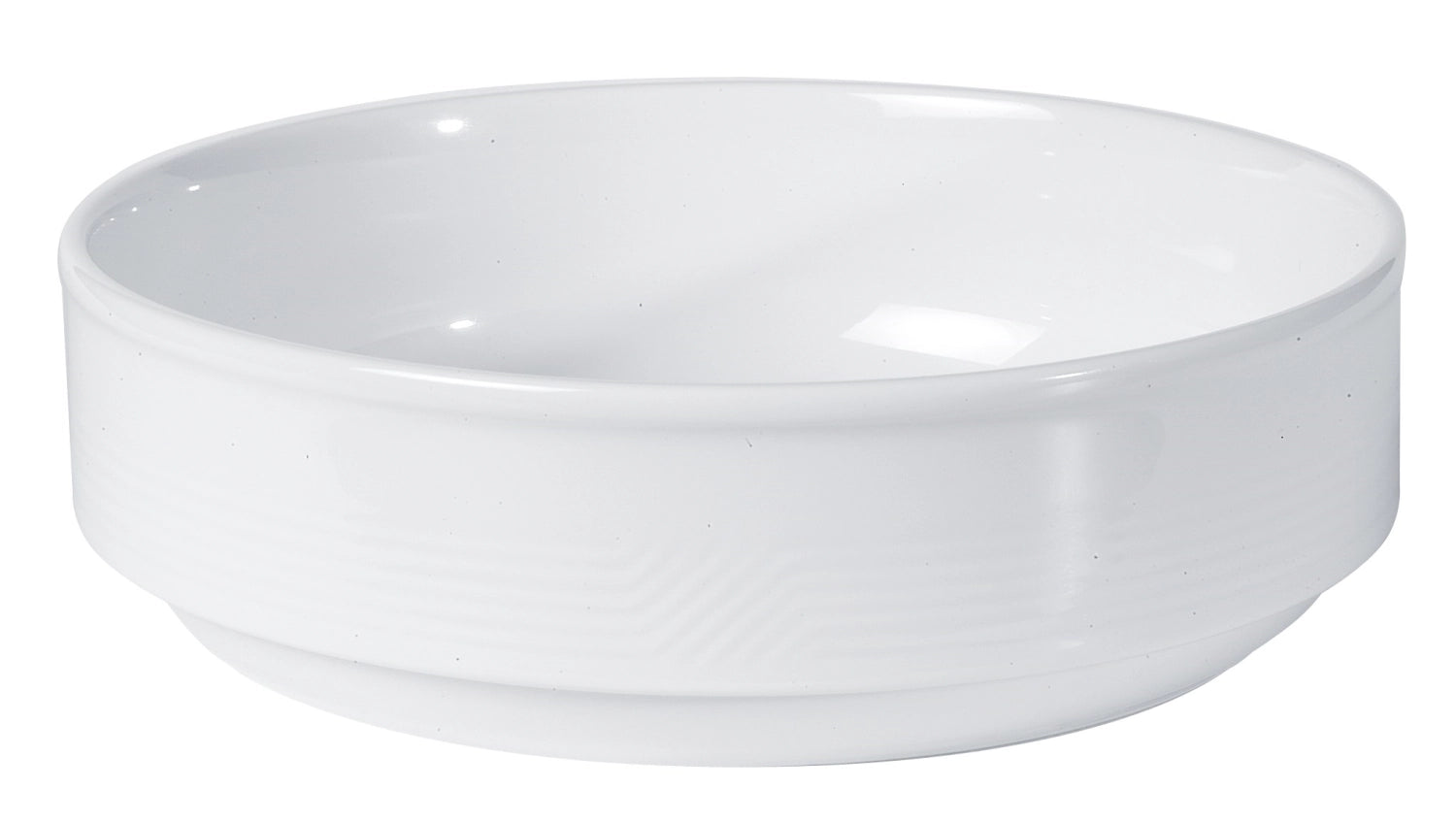 Karat 19 Salatschüssel stapelbar 21cm in Weiss präsentiert im Onlineshop von KAQTU Design AG. Schale ist von Royal Porcelain