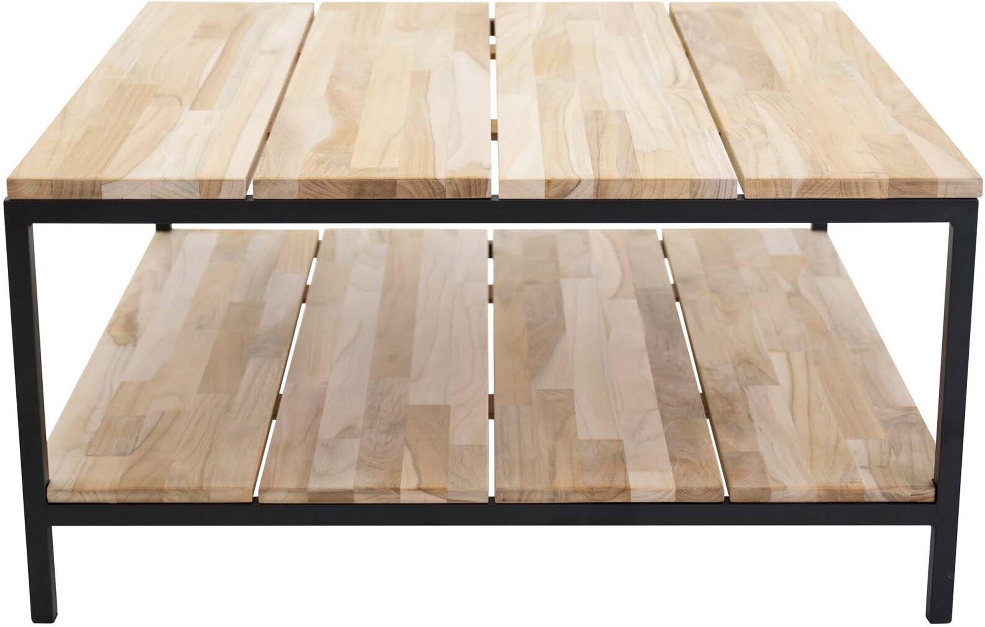 Cirebon Coffee Tisch: Zeitloses Design aus edlem Teakholz.