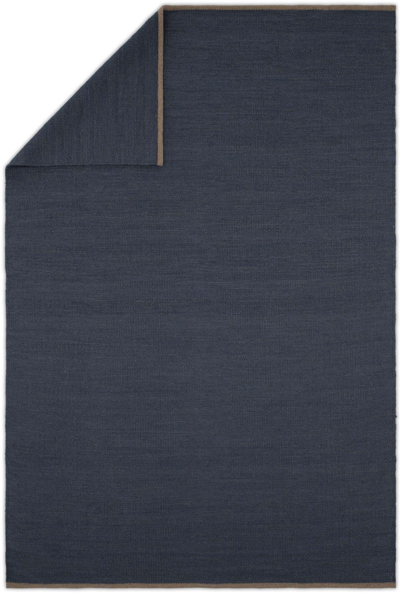 Jaipur Teppich in Blau präsentiert im Onlineshop von KAQTU Design AG. Teppich ist von Venture Home