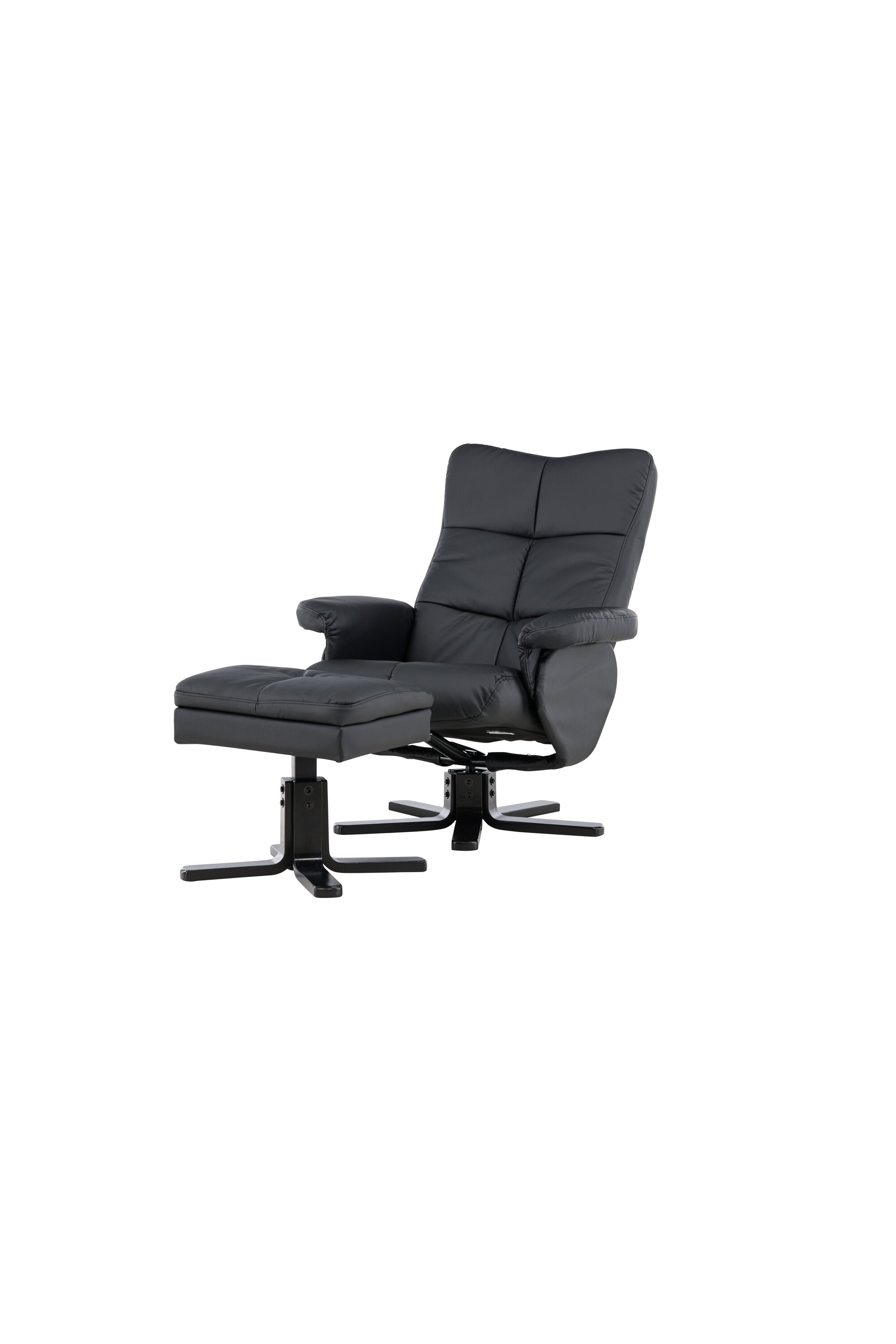 Sven Sessel in Schwarz präsentiert im Onlineshop von KAQTU Design AG. Sessel mit Armlehnen ist von Venture Home