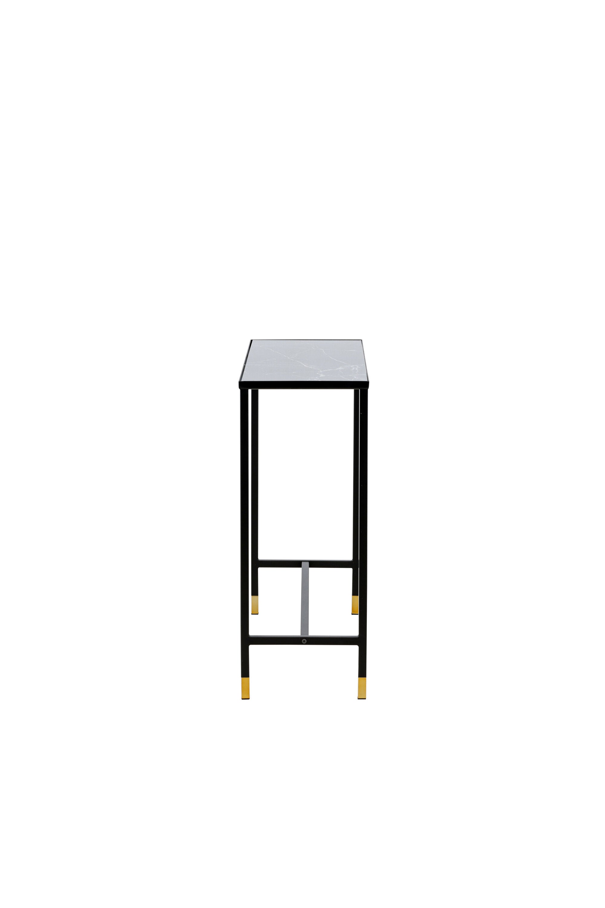 Dipp Beistelltisch in Schwarz/Gold präsentiert im Onlineshop von KAQTU Design AG. Beistelltisch ist von Venture Home