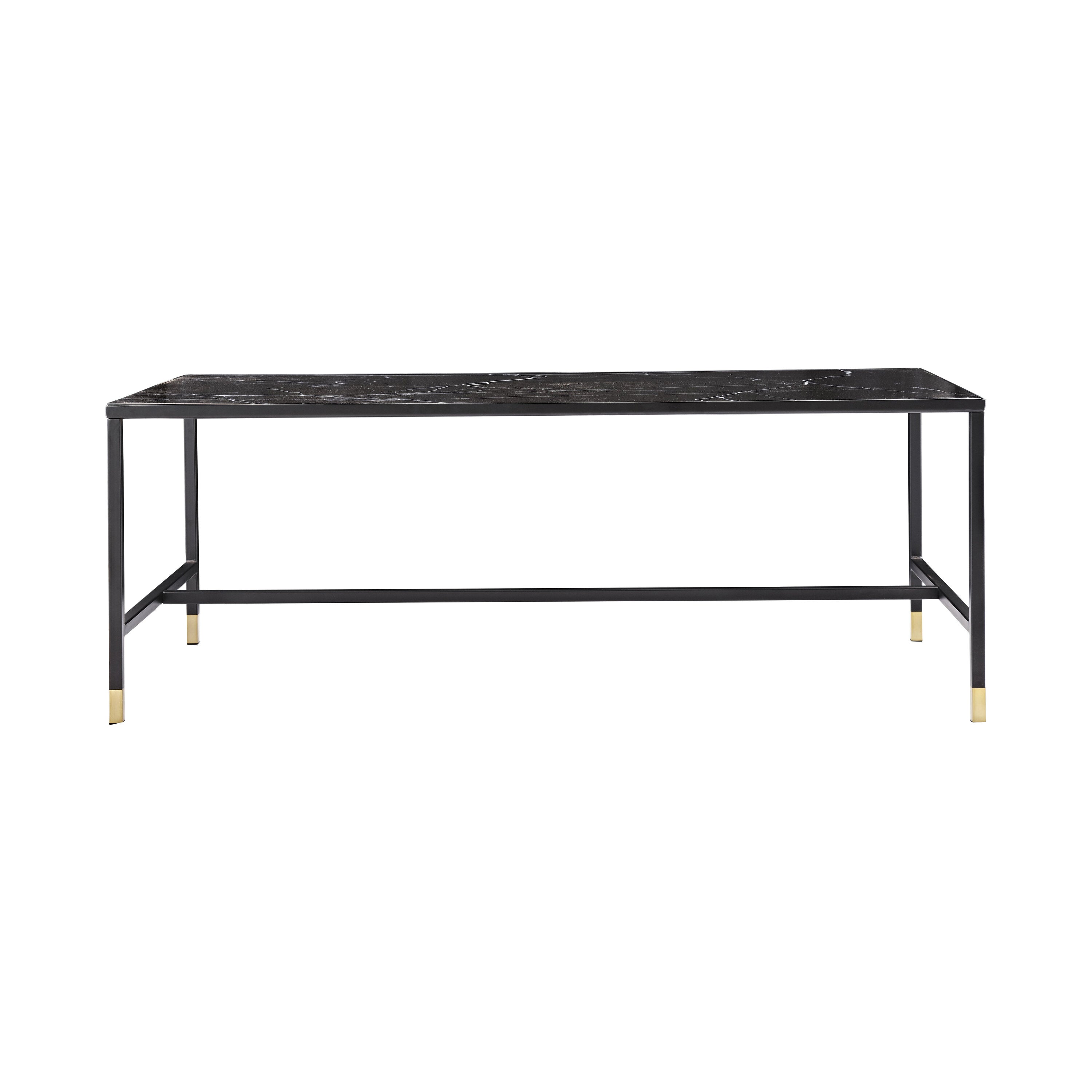 Dipp Beistelltisch in Schwarz/Gold präsentiert im Onlineshop von KAQTU Design AG. Beistelltisch ist von Venture Home