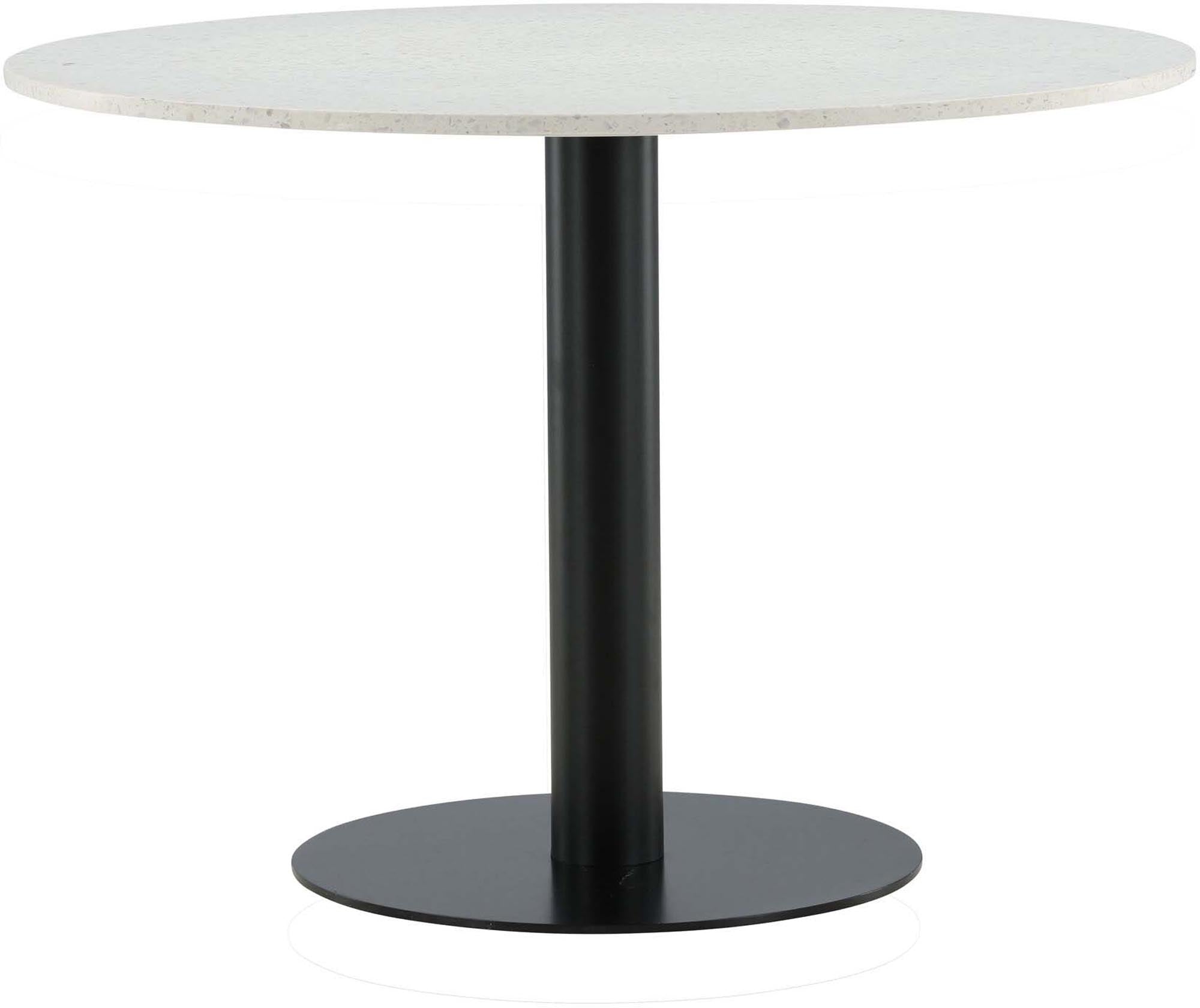 Razzia Tisch von Venture Home: Eleganter runder Esstisch aus langlebigem Terrazzo für gesellige Momente und individuelles Wohndesign.